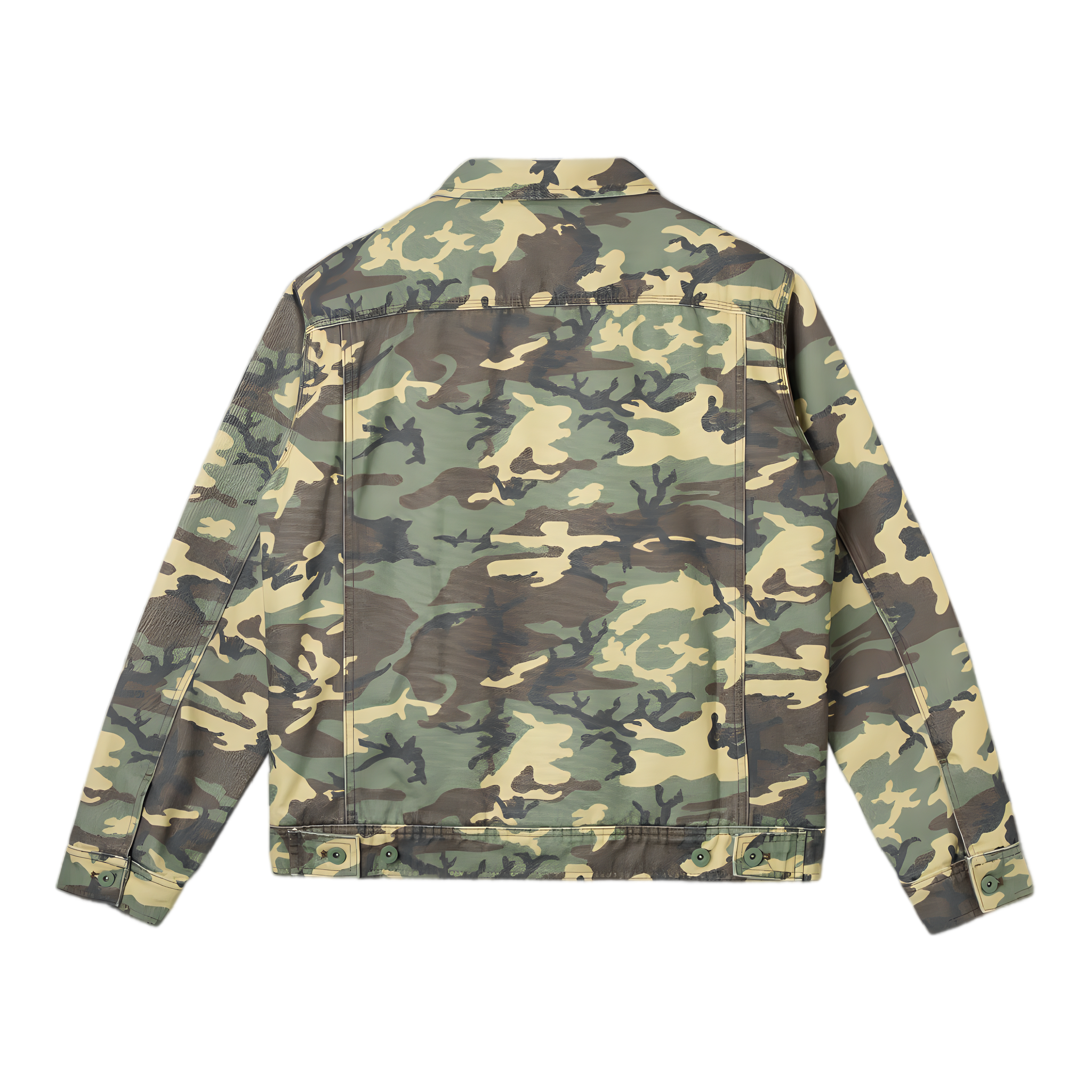 Lined Trucker Jacket - Woodland DPM Duck