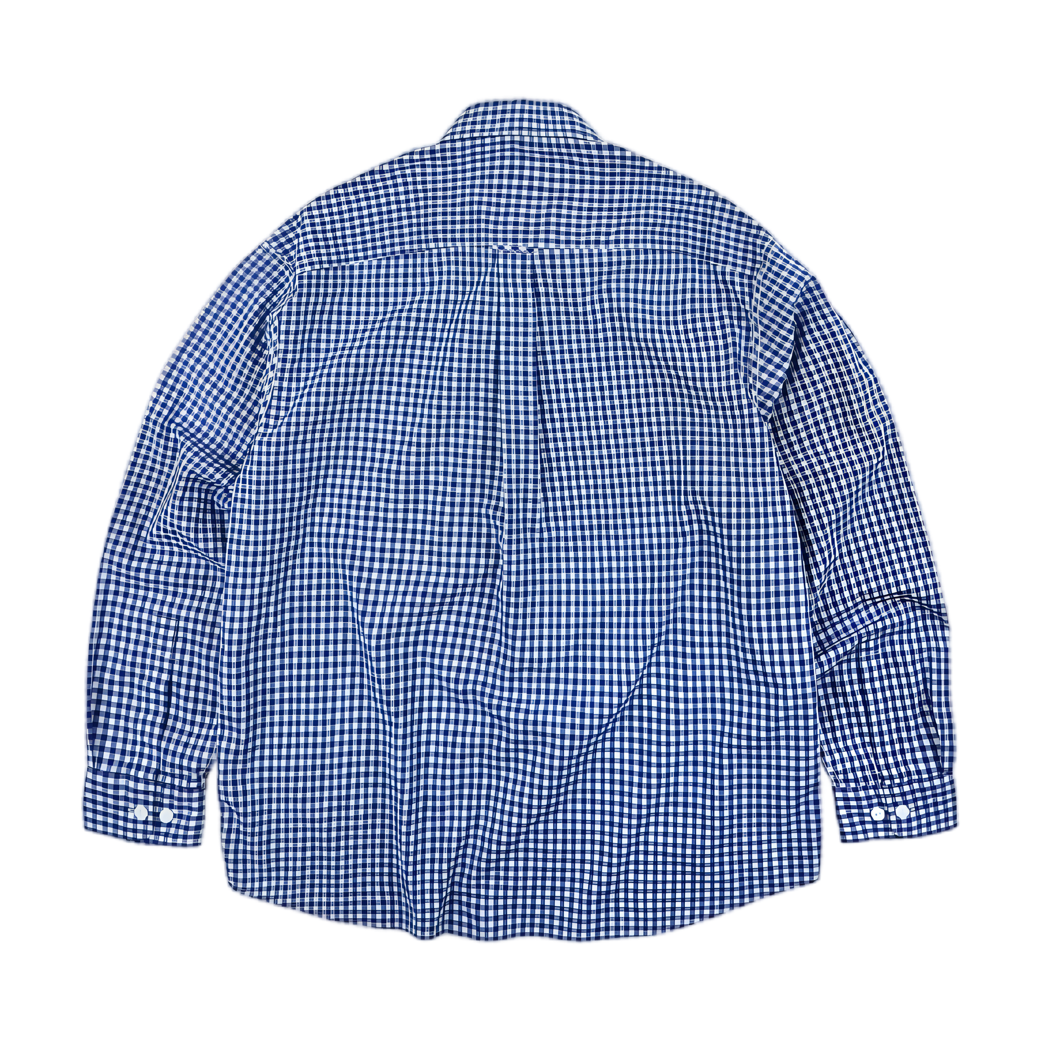 Ease Gingham Check Shirt - Blue
