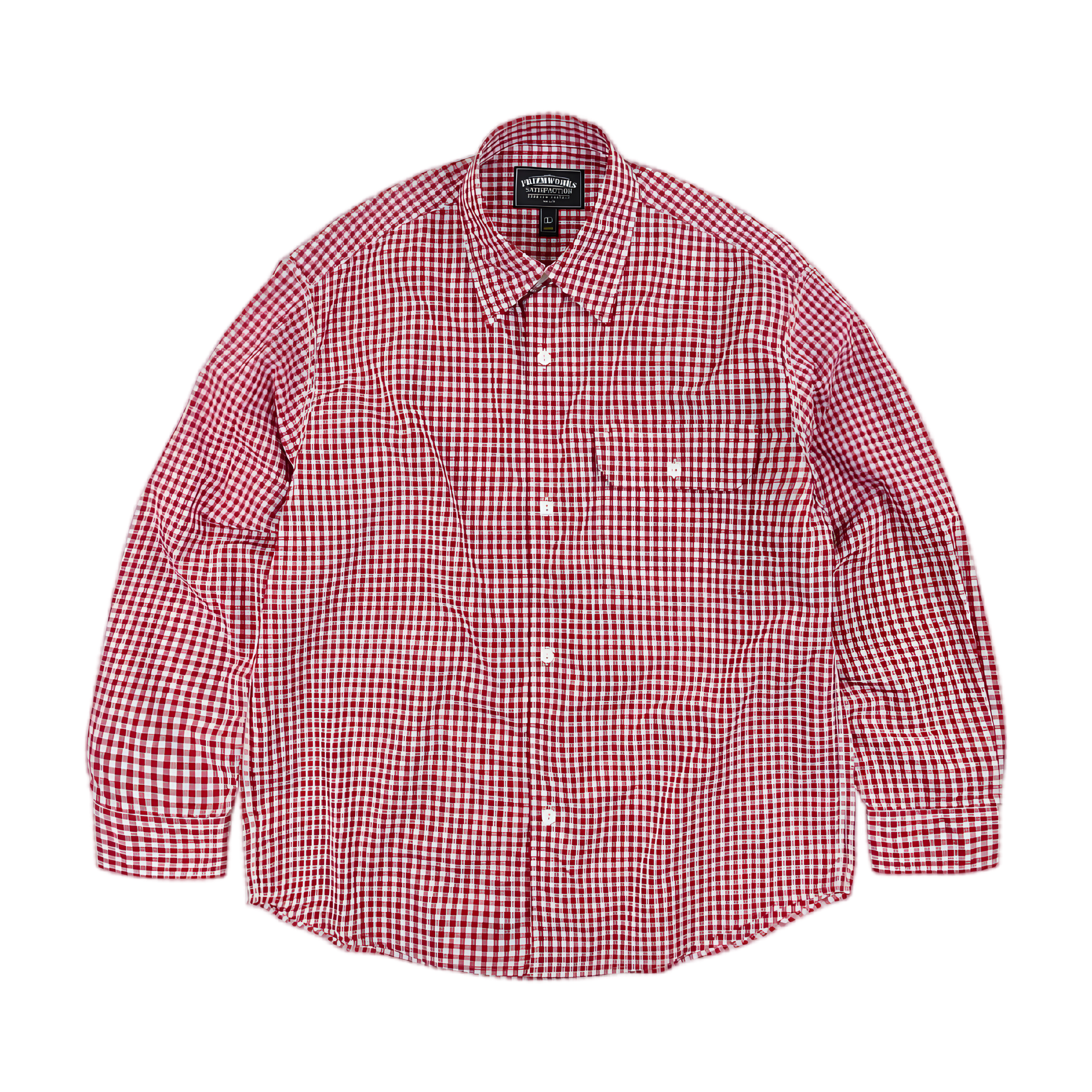 Ease Gingham Check Shirt - Red
