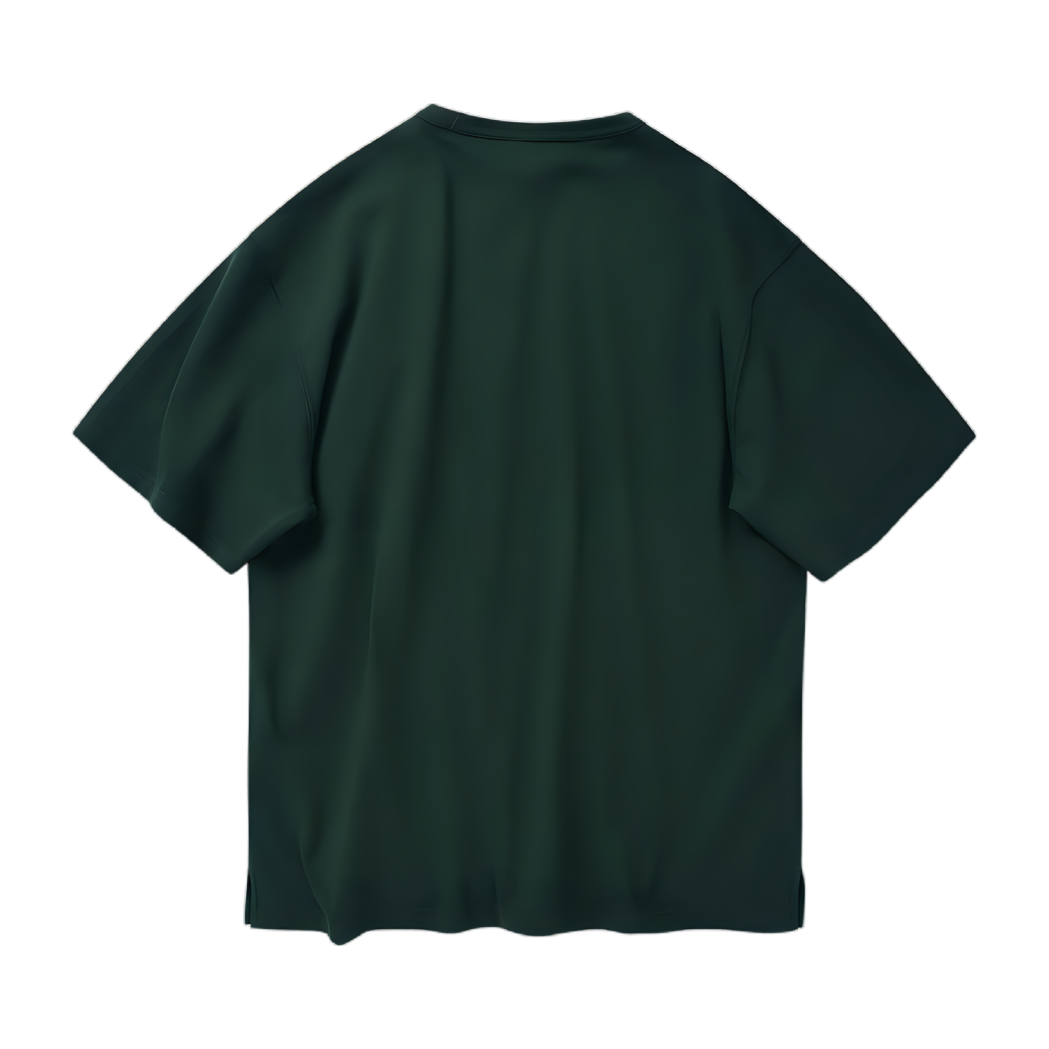 OG Double Rib Oversized Tee - Dark Green
