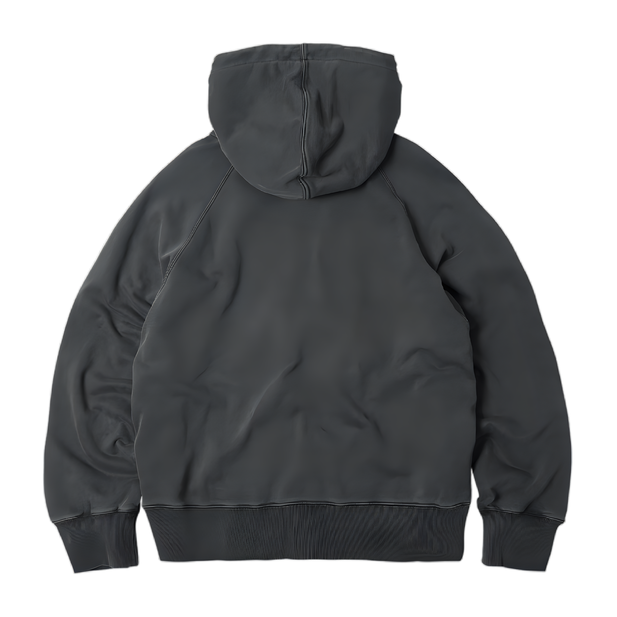 OG Pigment Dyeing Hood Zip up Parka - Charcoal