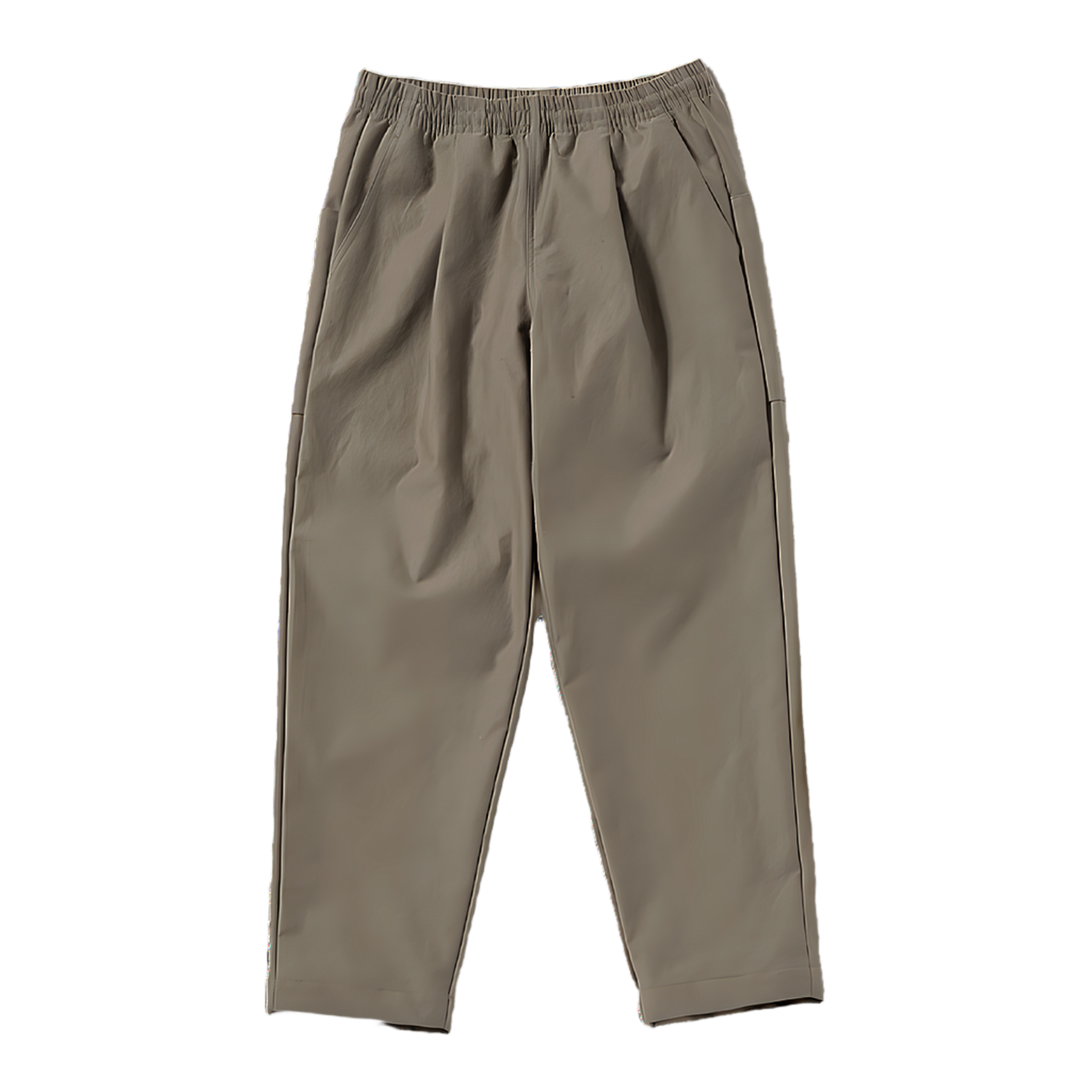 Back Nep Umps Pants - Sepia (Long Length)