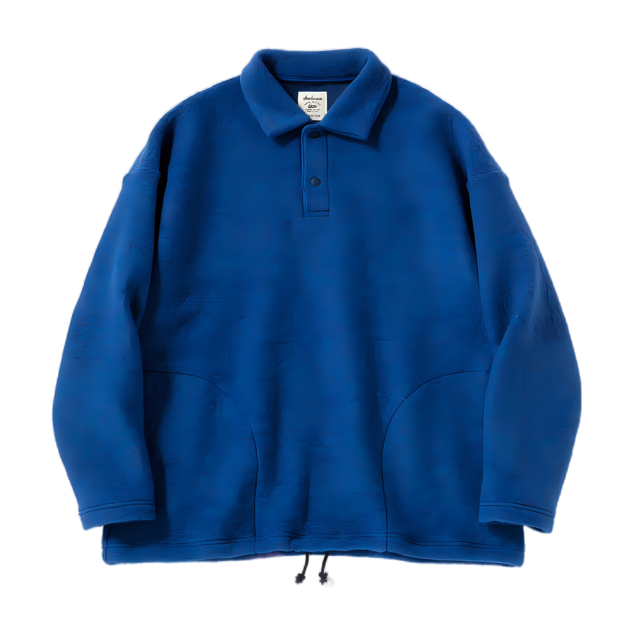 Wool Himo Polo - Blue