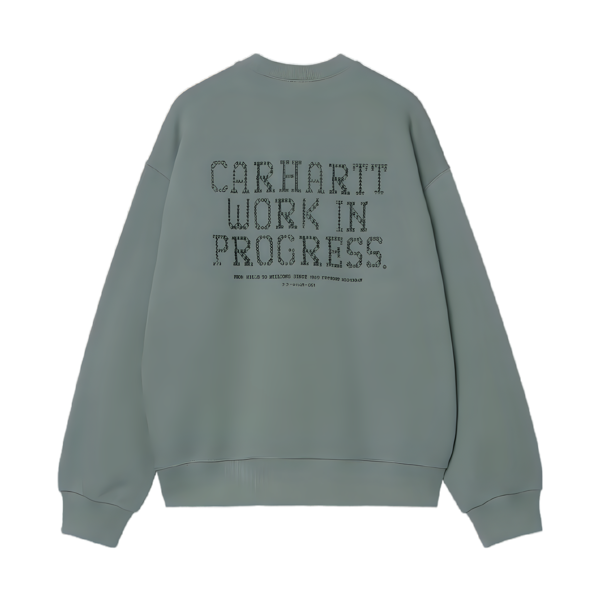Punched Sweatshirt - Velvet Green