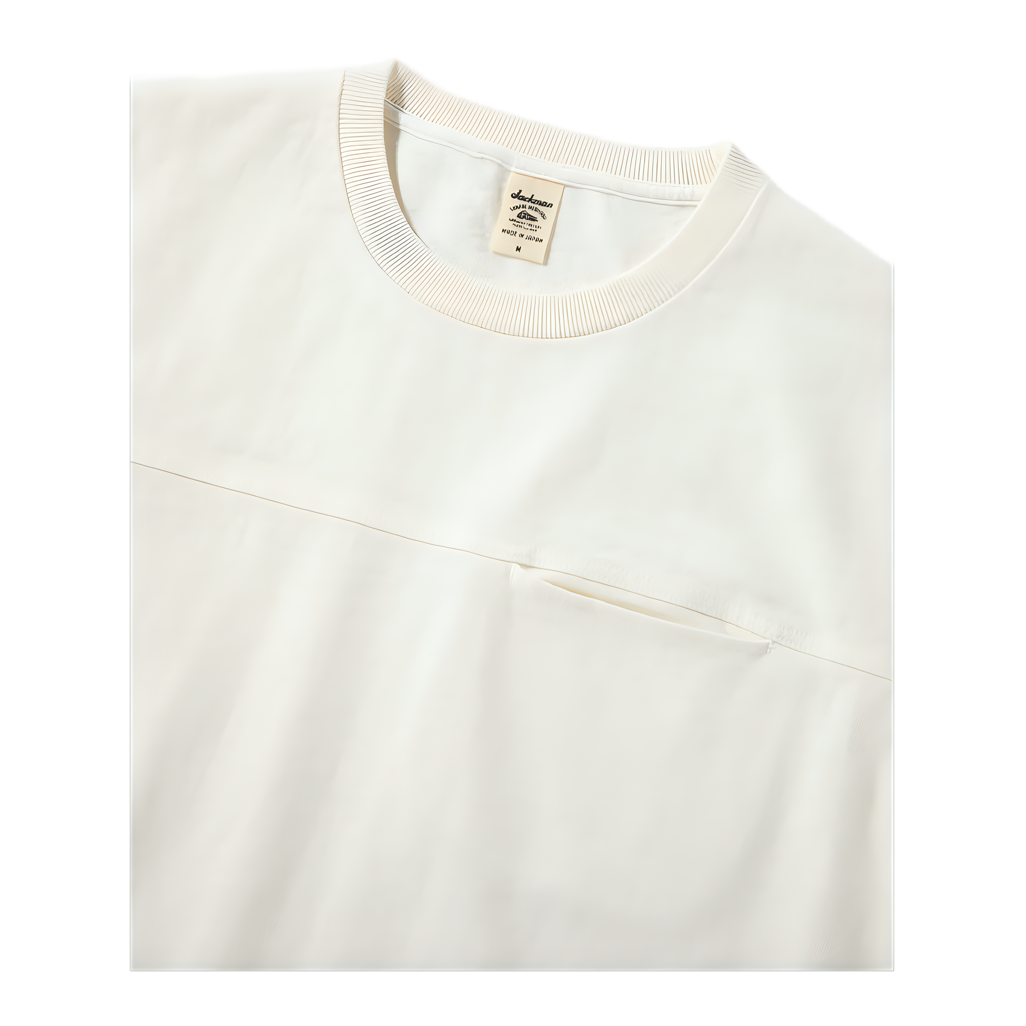 Dotsume Pocket HS T-Shirt - Off White