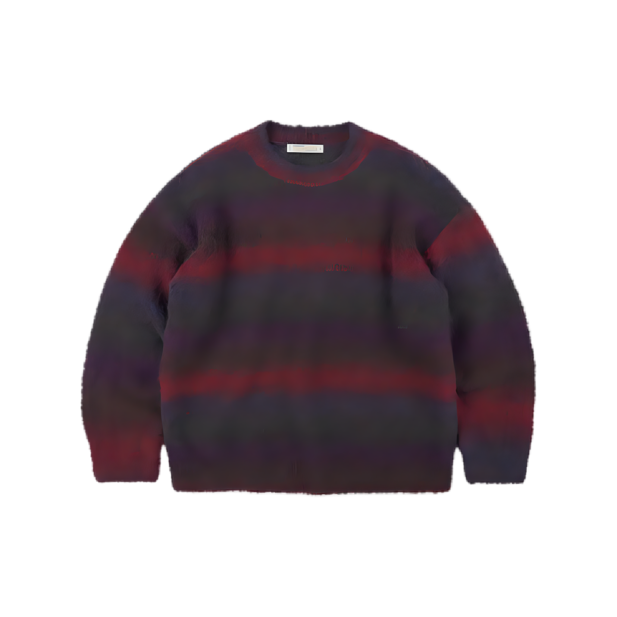 Gradation Boucle Knit - Purple Mix