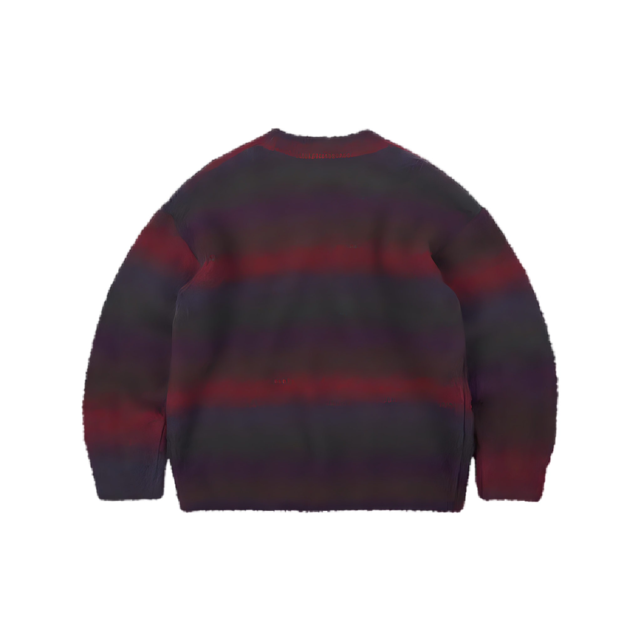 Gradation Boucle Knit - Purple Mix