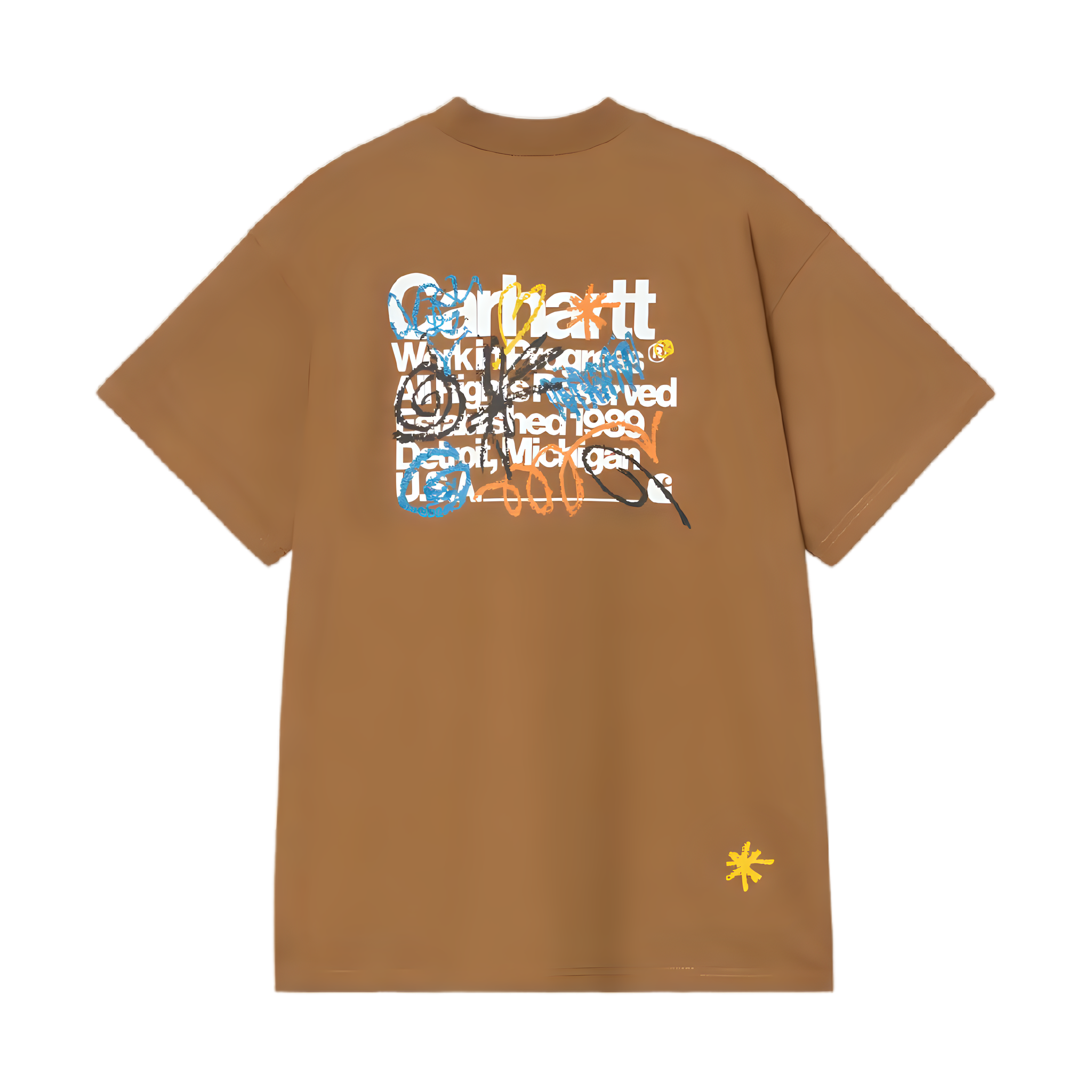 S/S Primary T-Shirt - Hamilton Brown