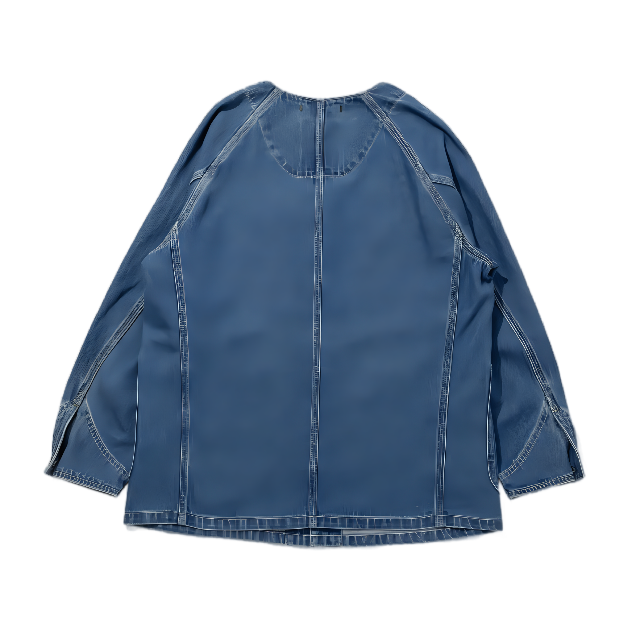 No Collar Coverall - Used Wash