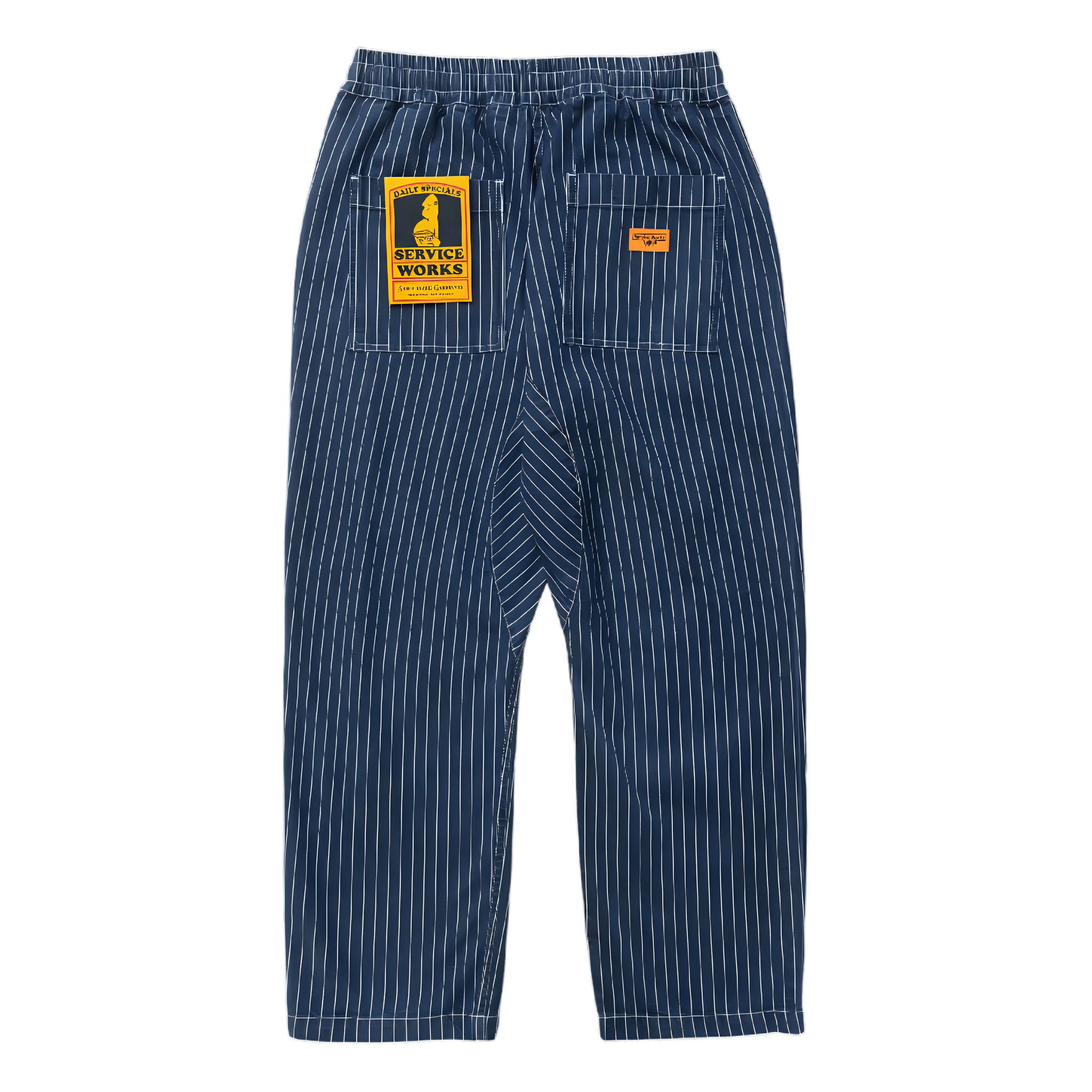 Pinstripe Denim Chef pant - Indigo