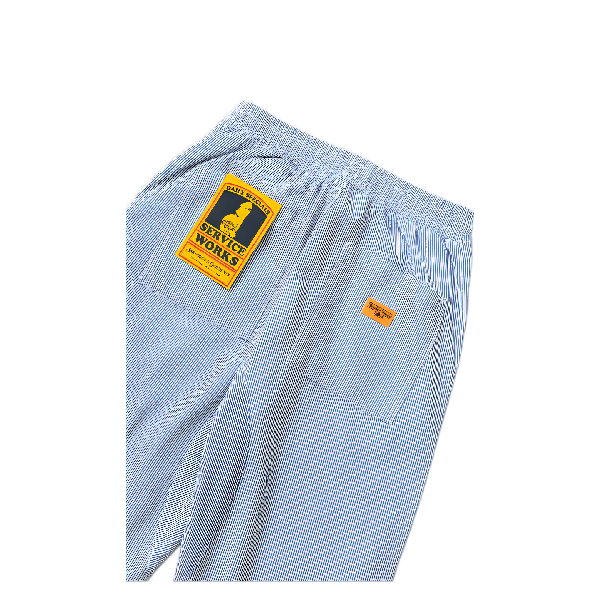 Seersucker Chef pant - Navy Stripe