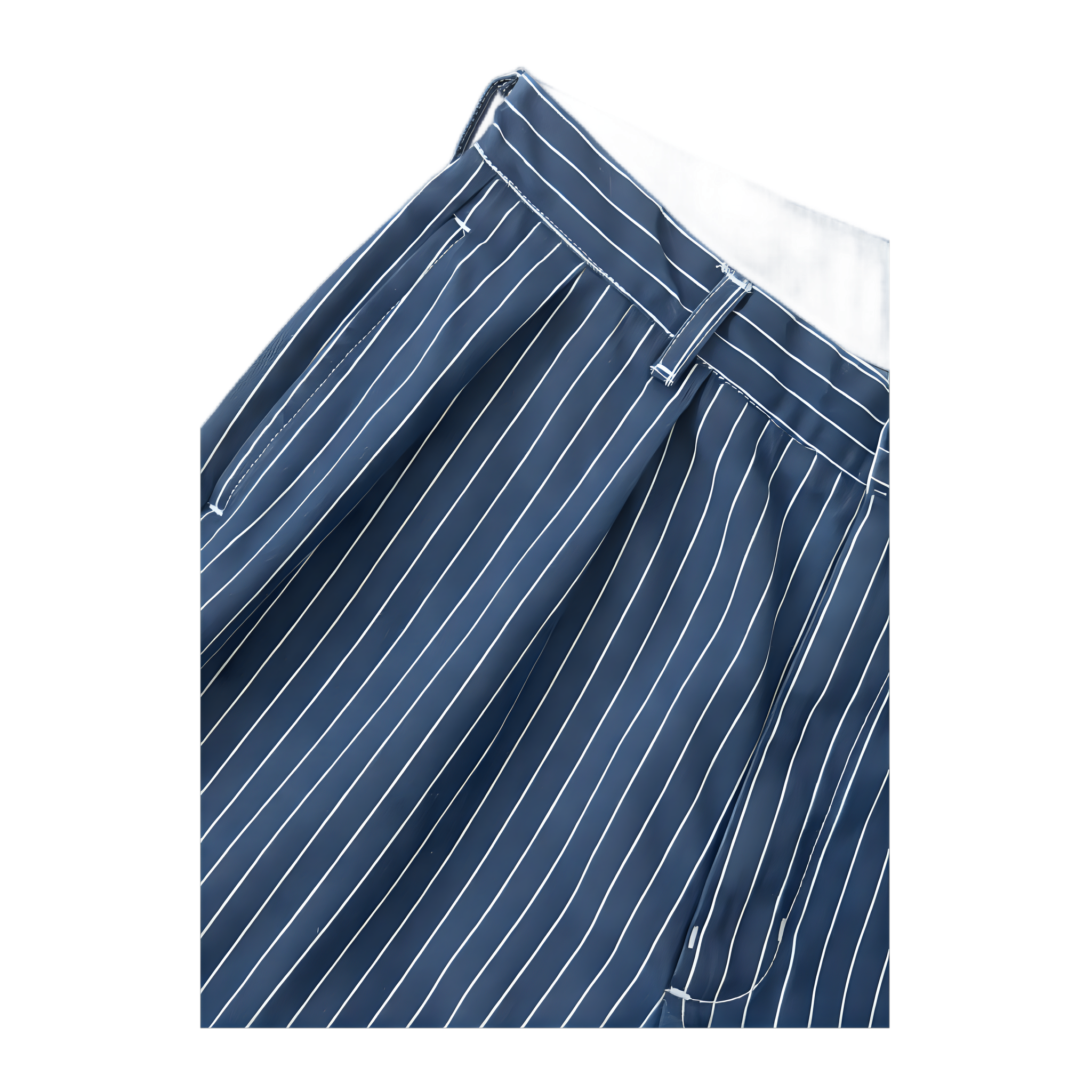 Pinstripe Denim Part Timer Shorts - Indigo