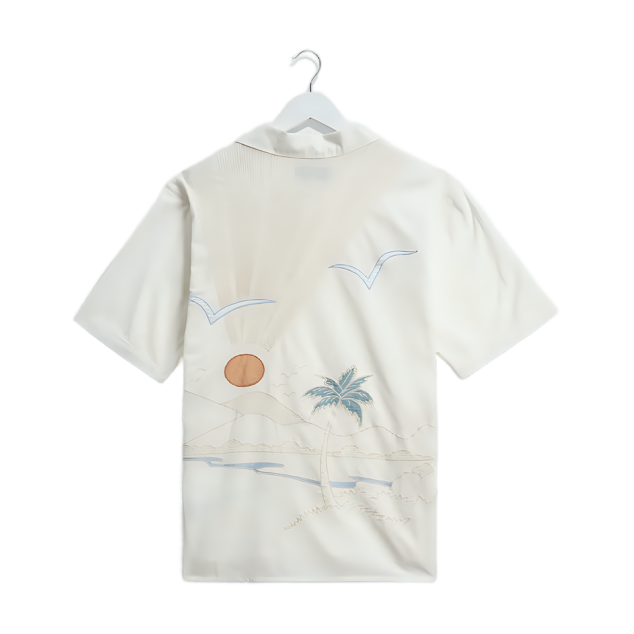 Didcot Summer Back Applique SS Shirt - Ecru