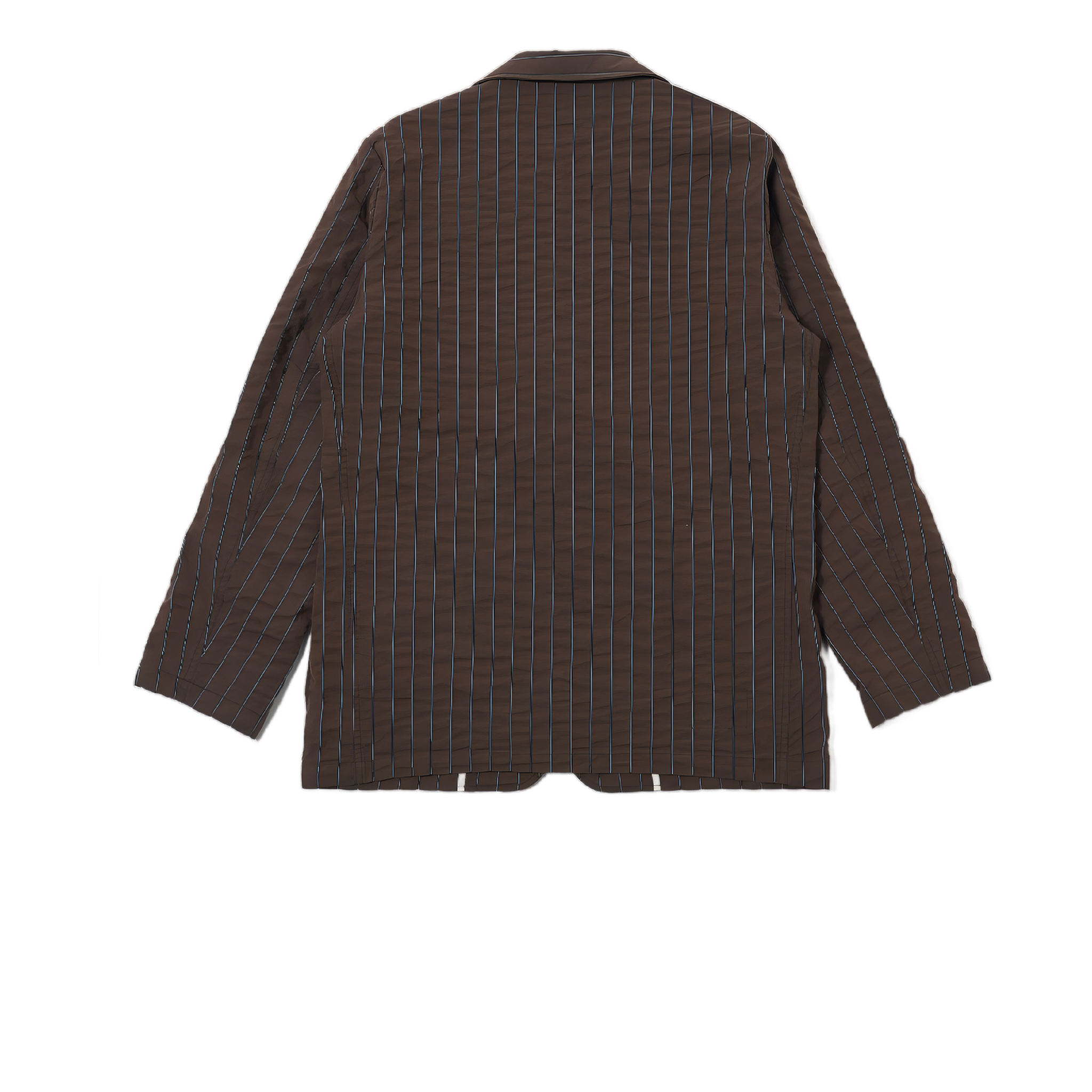 Chester Stripe Two Button Jacket - Brown