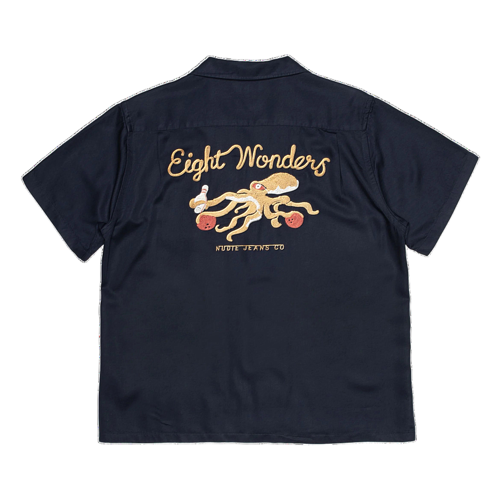 Arthur Bowling Shirt 8 Wonders - Deep Navy