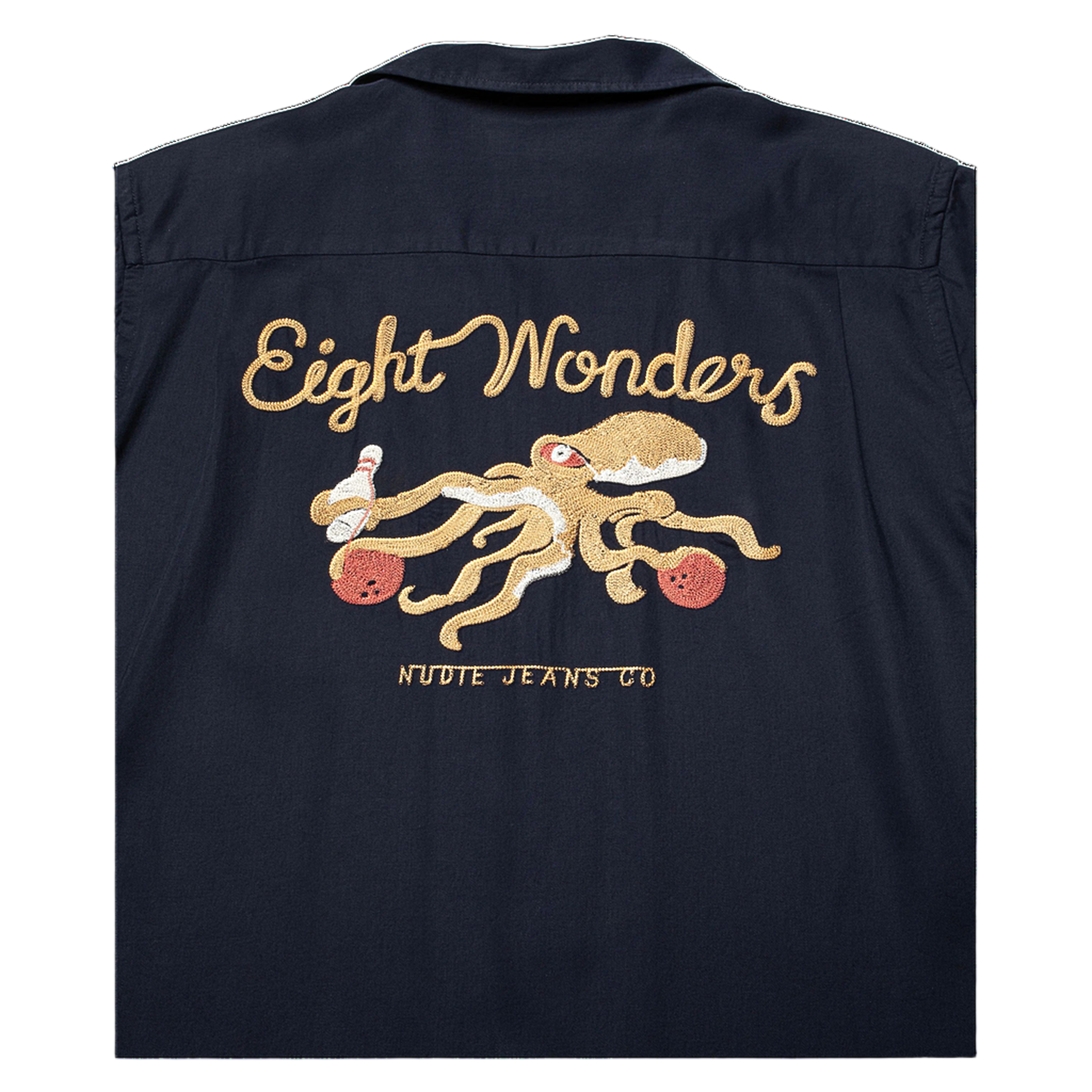 Arthur Bowling Shirt 8 Wonders - Deep Navy