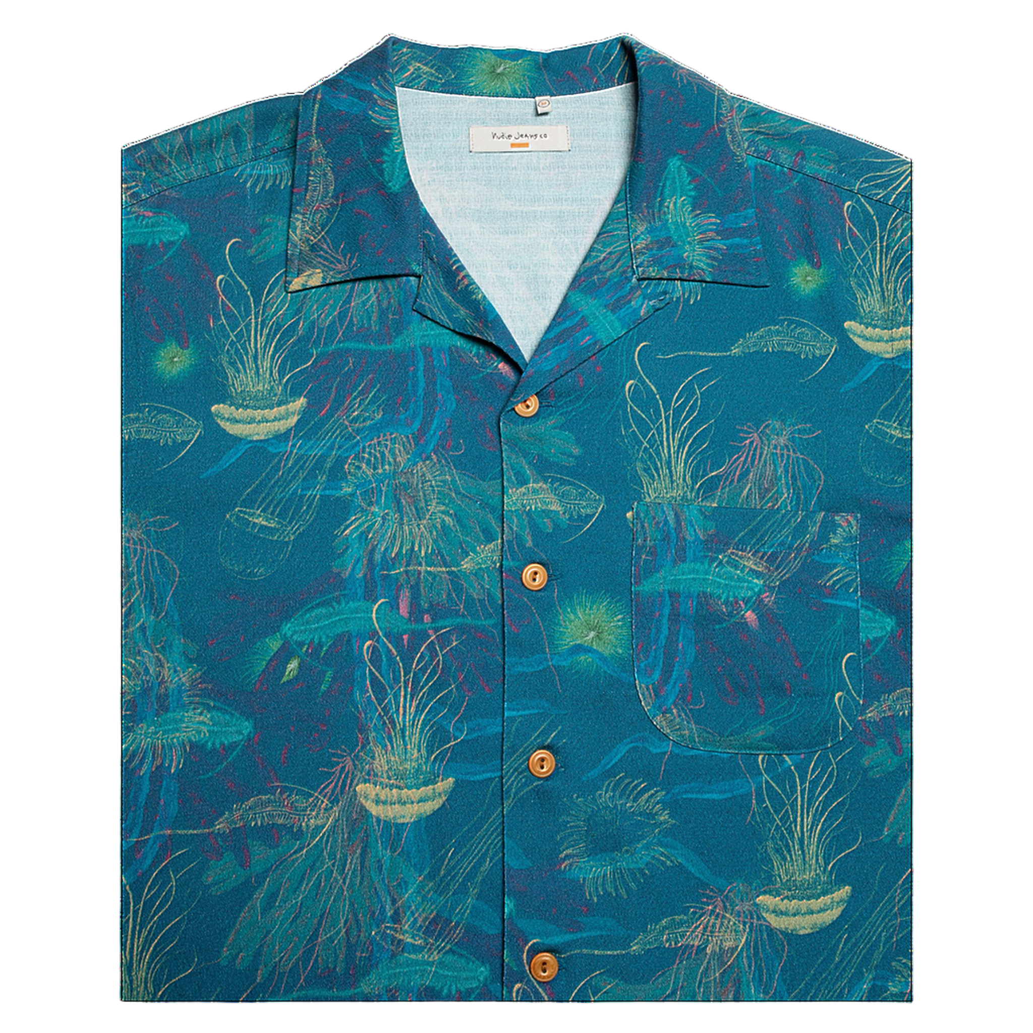 Arvid Hawaii Shirt Deep Sea - Blue
