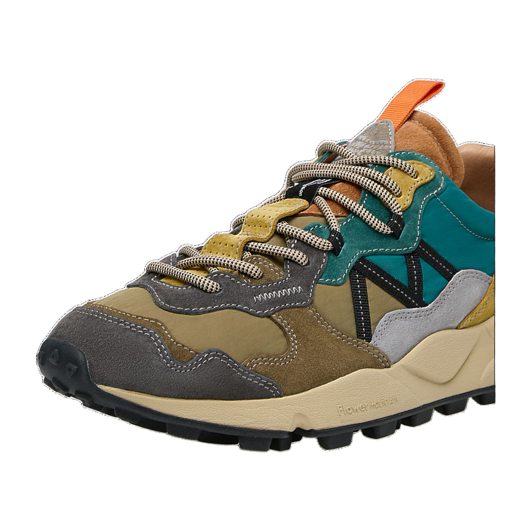 Lenzan - Suede/Nylon - Anthracite/Military/Petrol