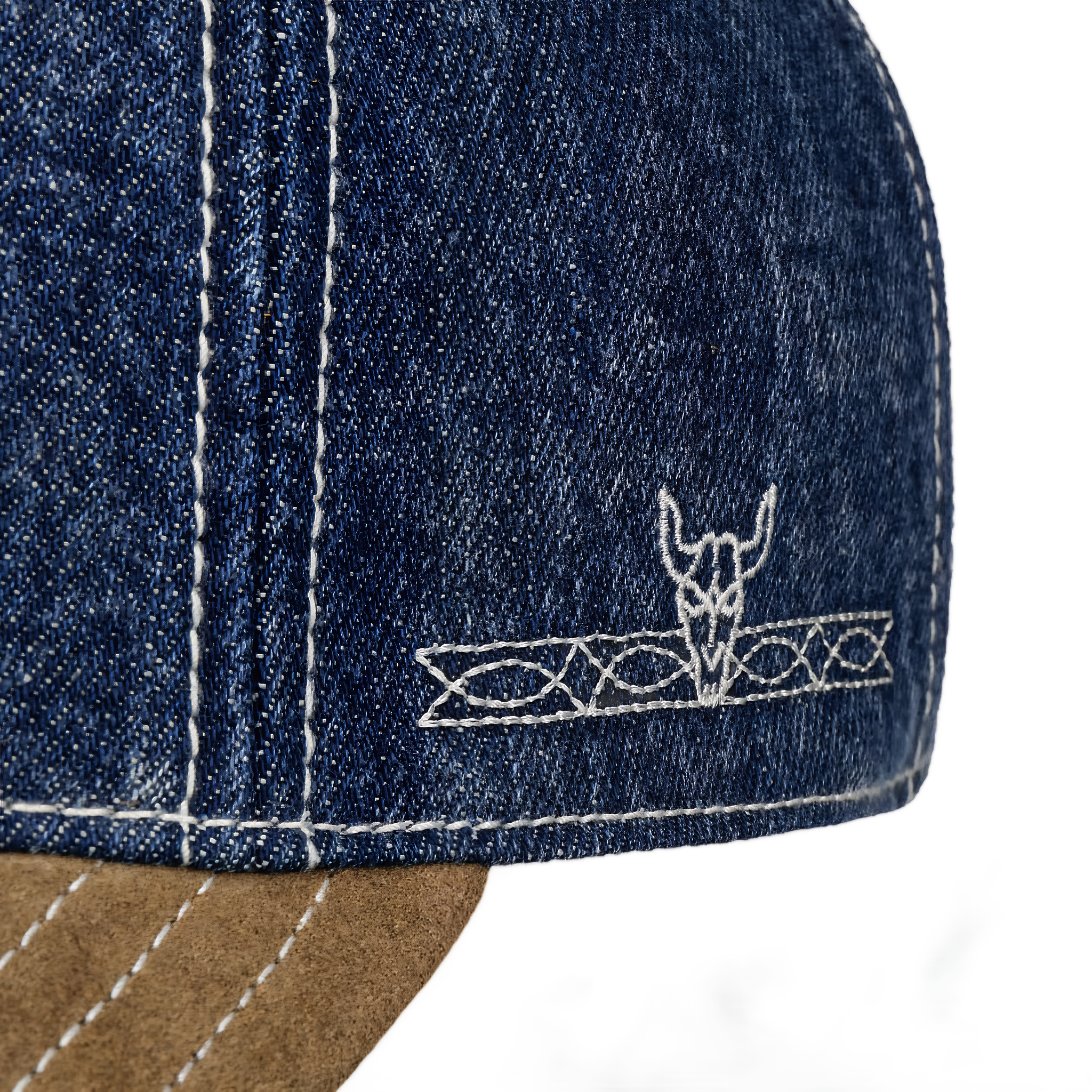 Western Denim Cap - Navy