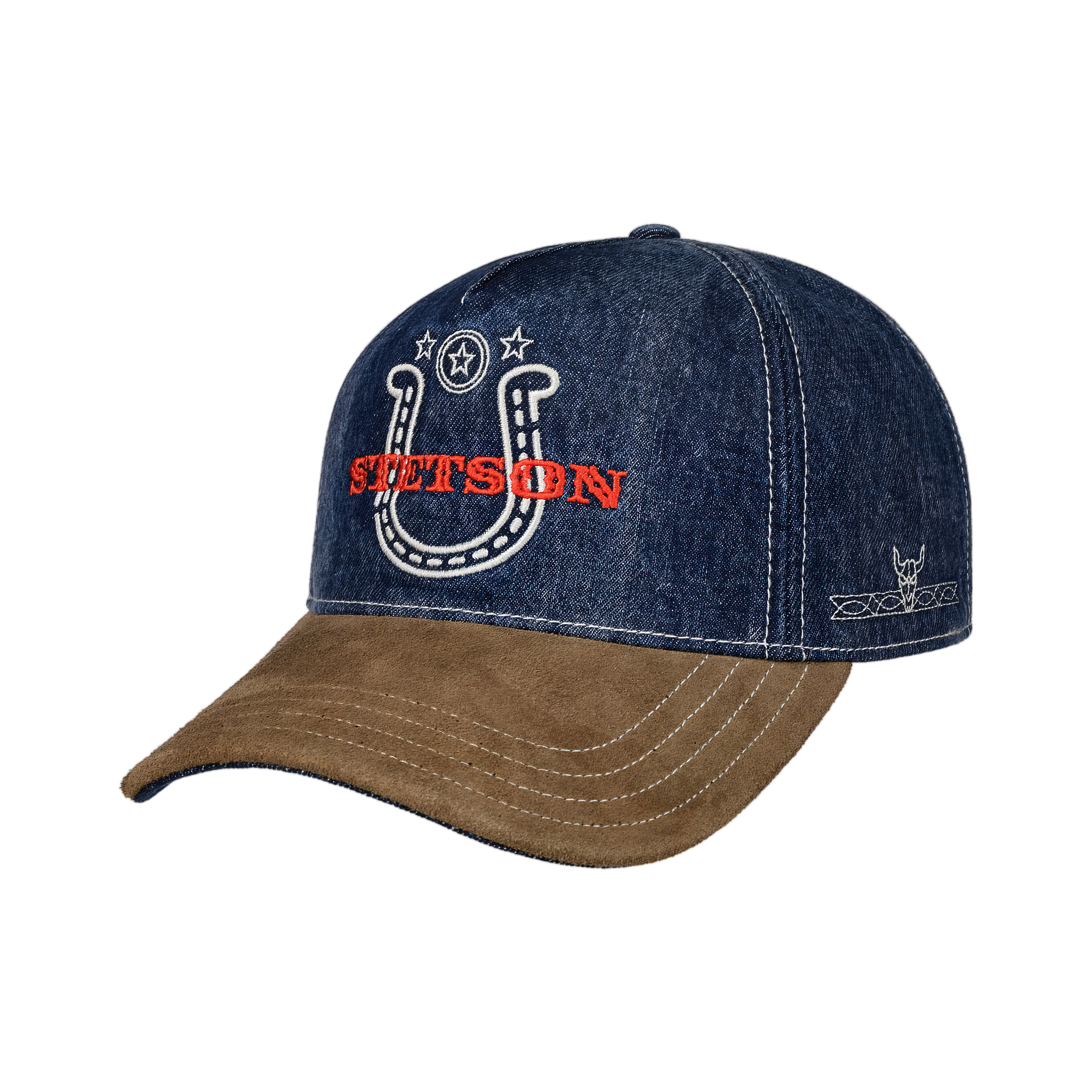 Western Denim Cap - Navy