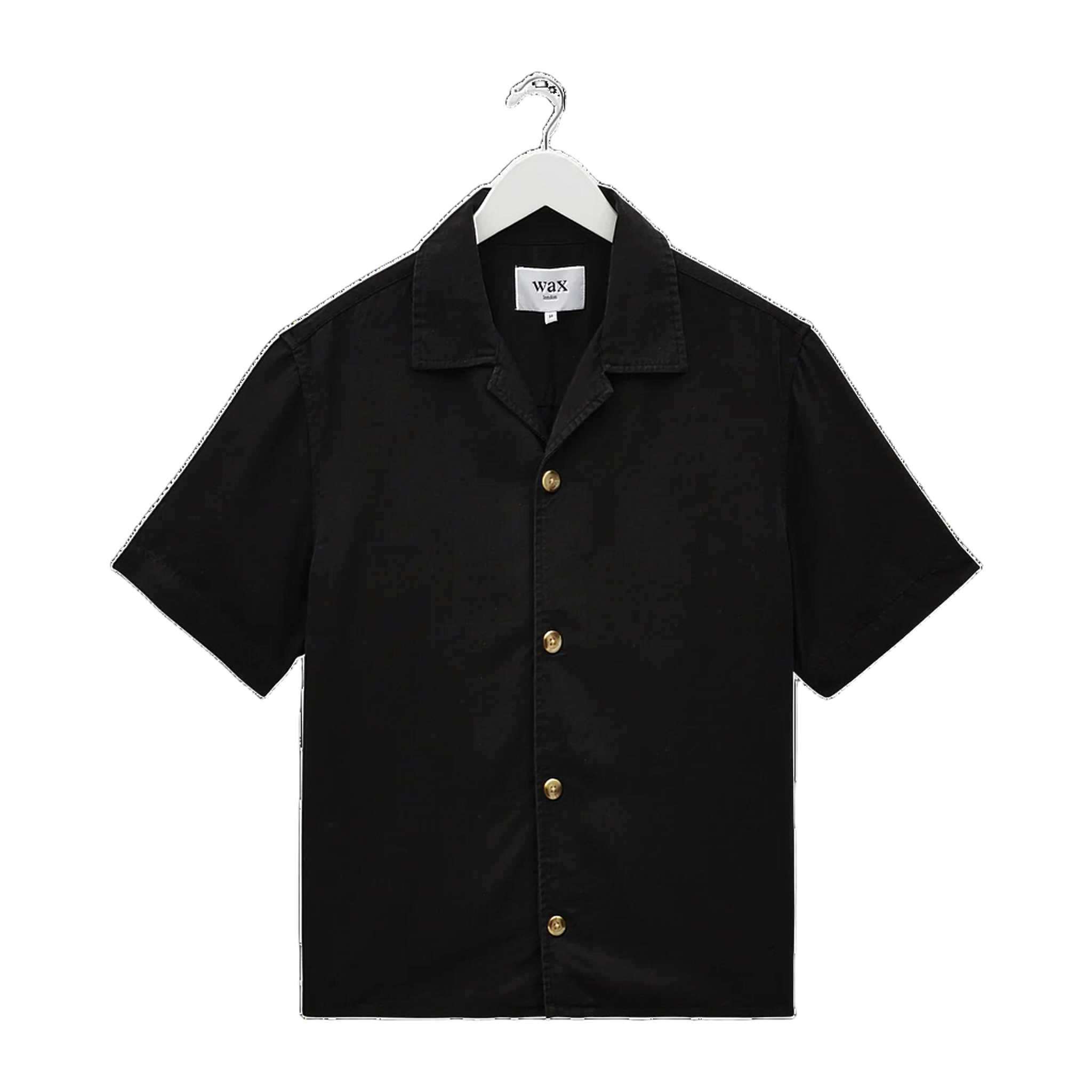 Curzon SS Shirt - Drapey Tencel Twill - Black