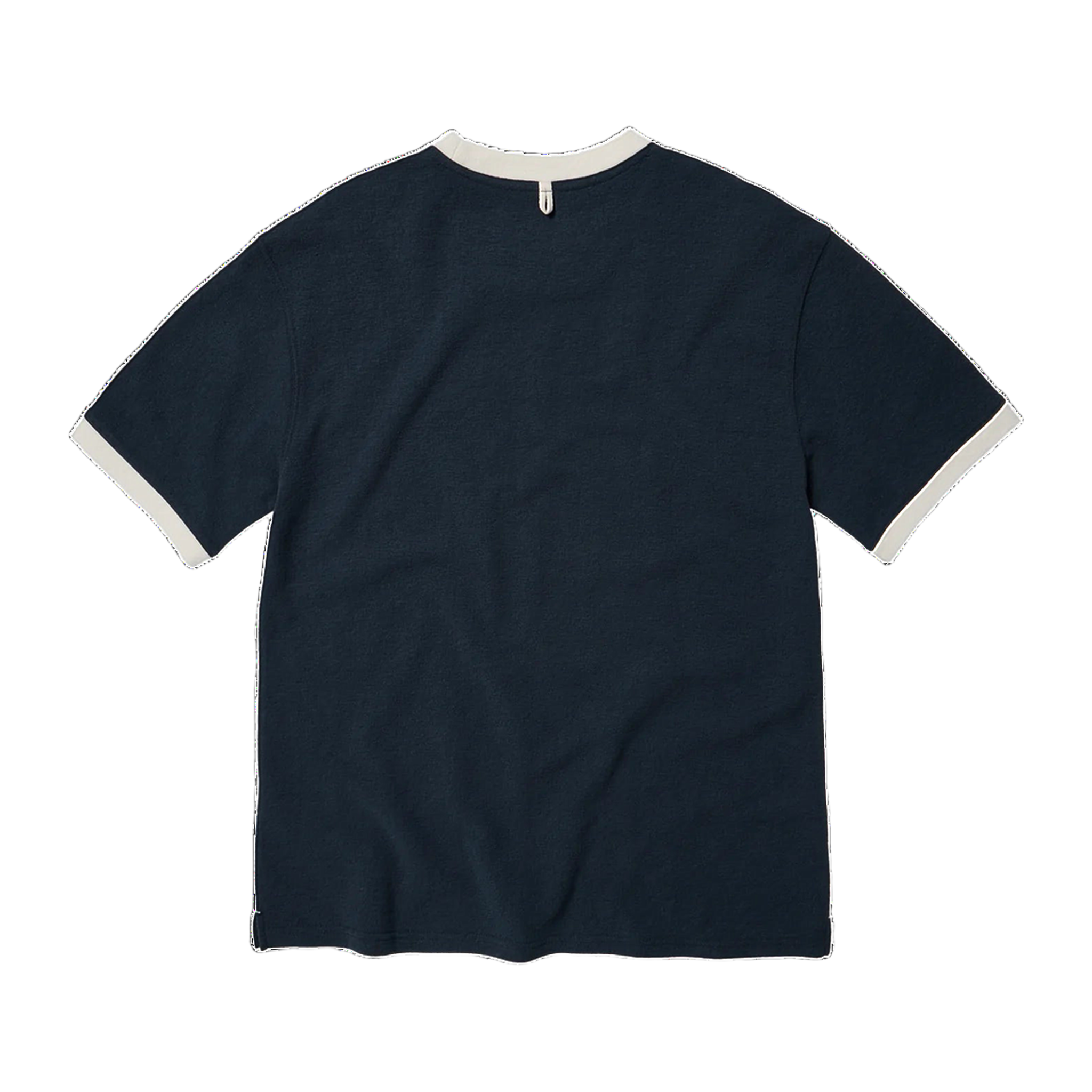 Terry Ringer Half T-Shirt - Navy