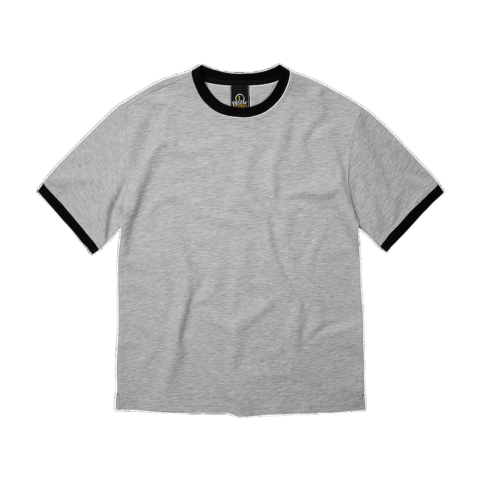 Terry Ringer Half T-Shirt - Grey