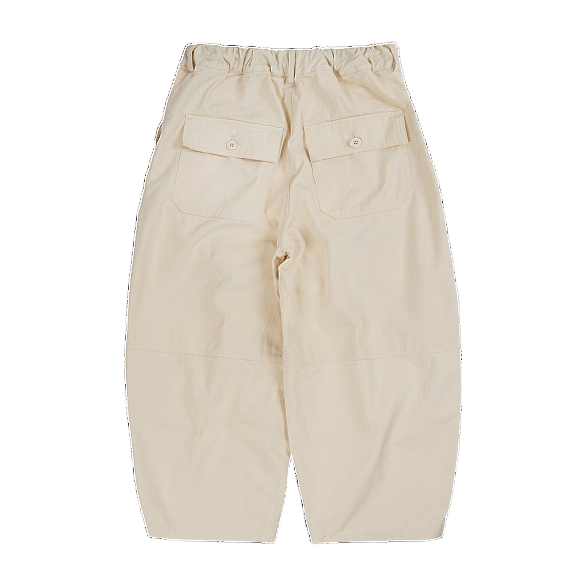 Twill Balloon Pants - Ivory