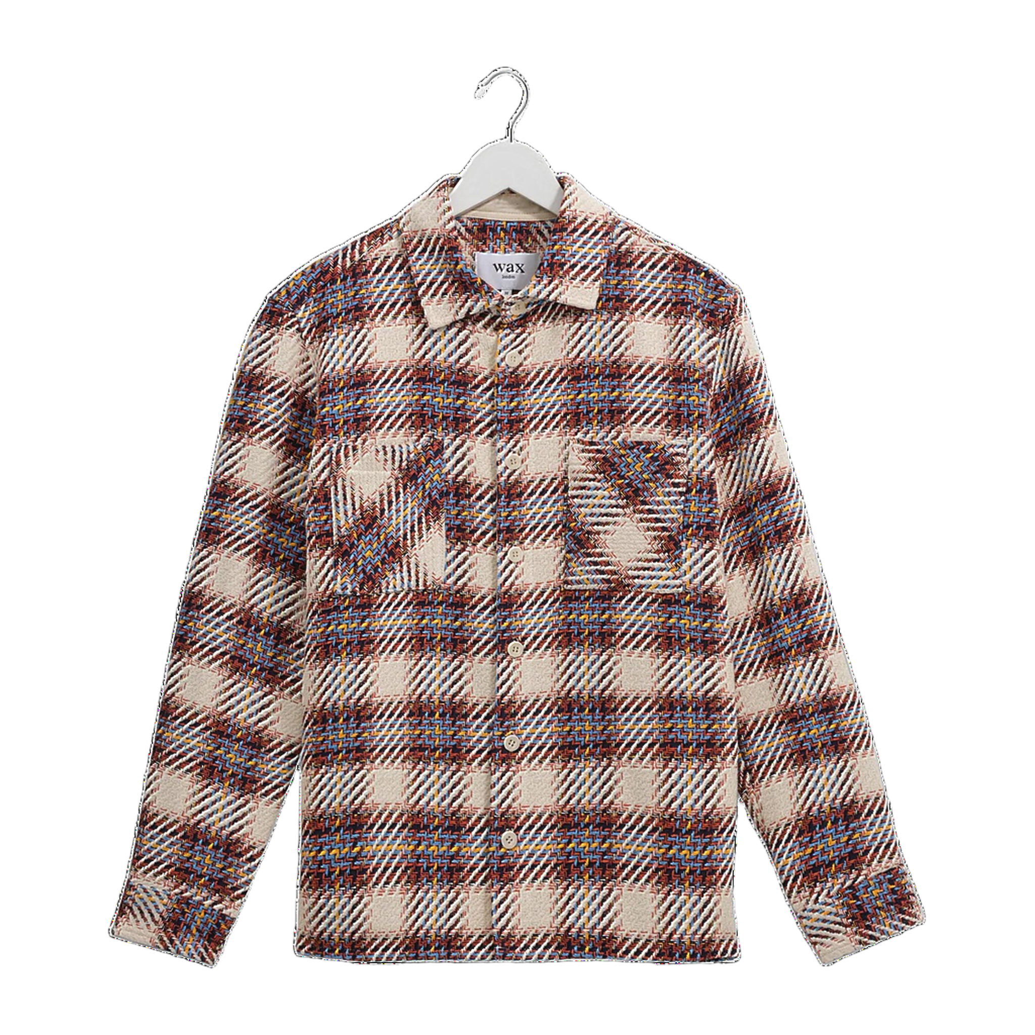 Whiting Overshirt - Hutton Check Ecru/Multi