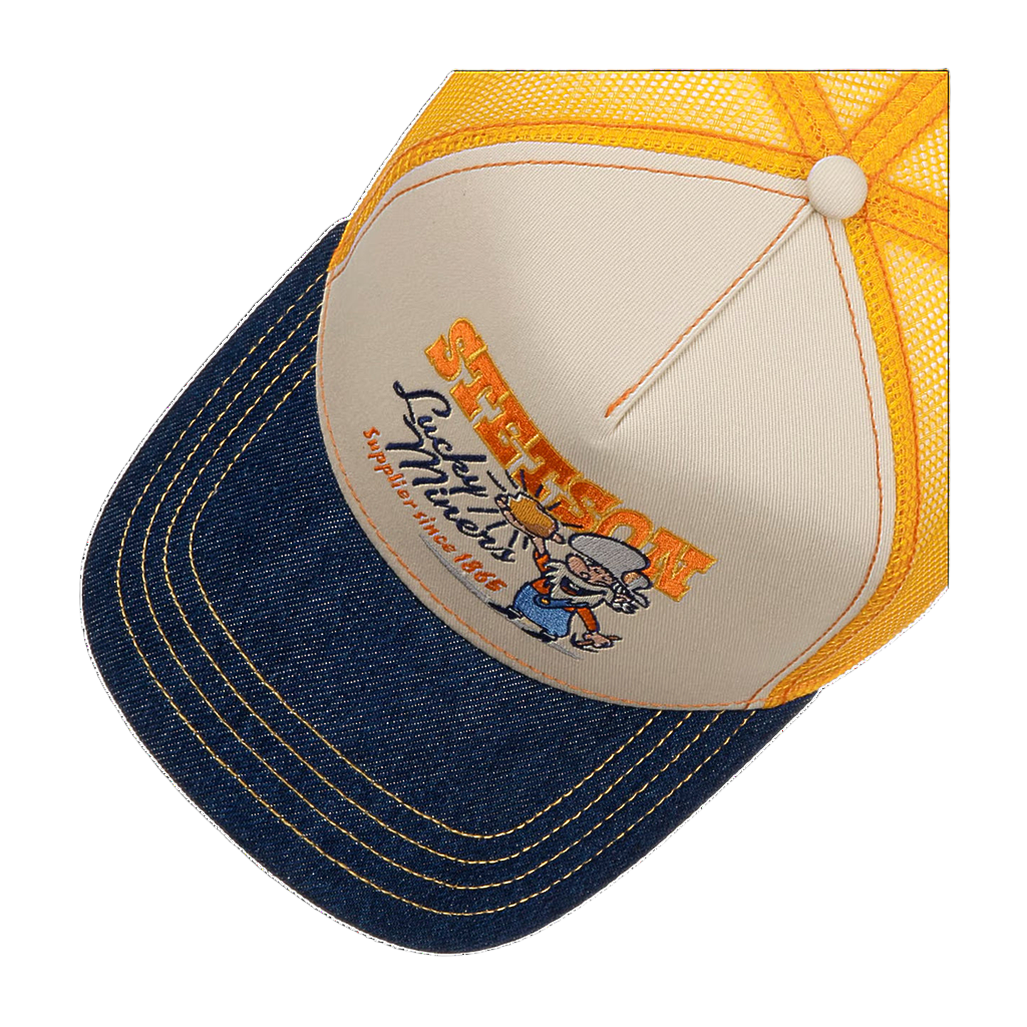 Lucky Miners Trucker Cap - Yellow