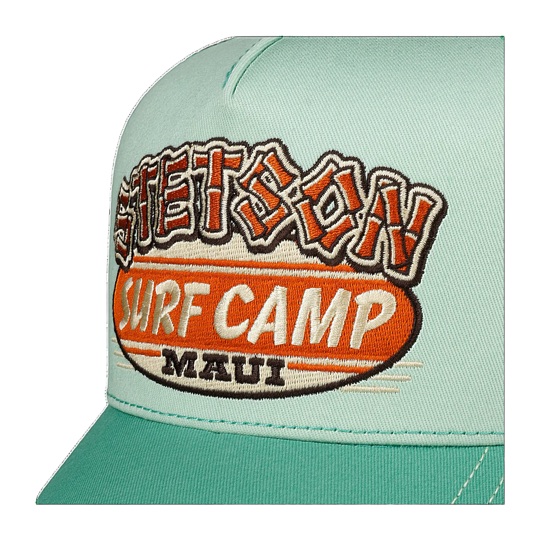 Surf Camp Trucker Cap - Mint Green