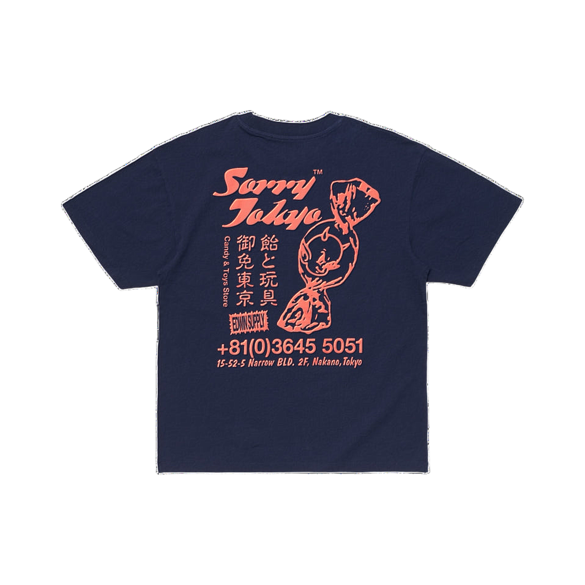 Sorry Tokyo T-Shirt - Maritime Blue