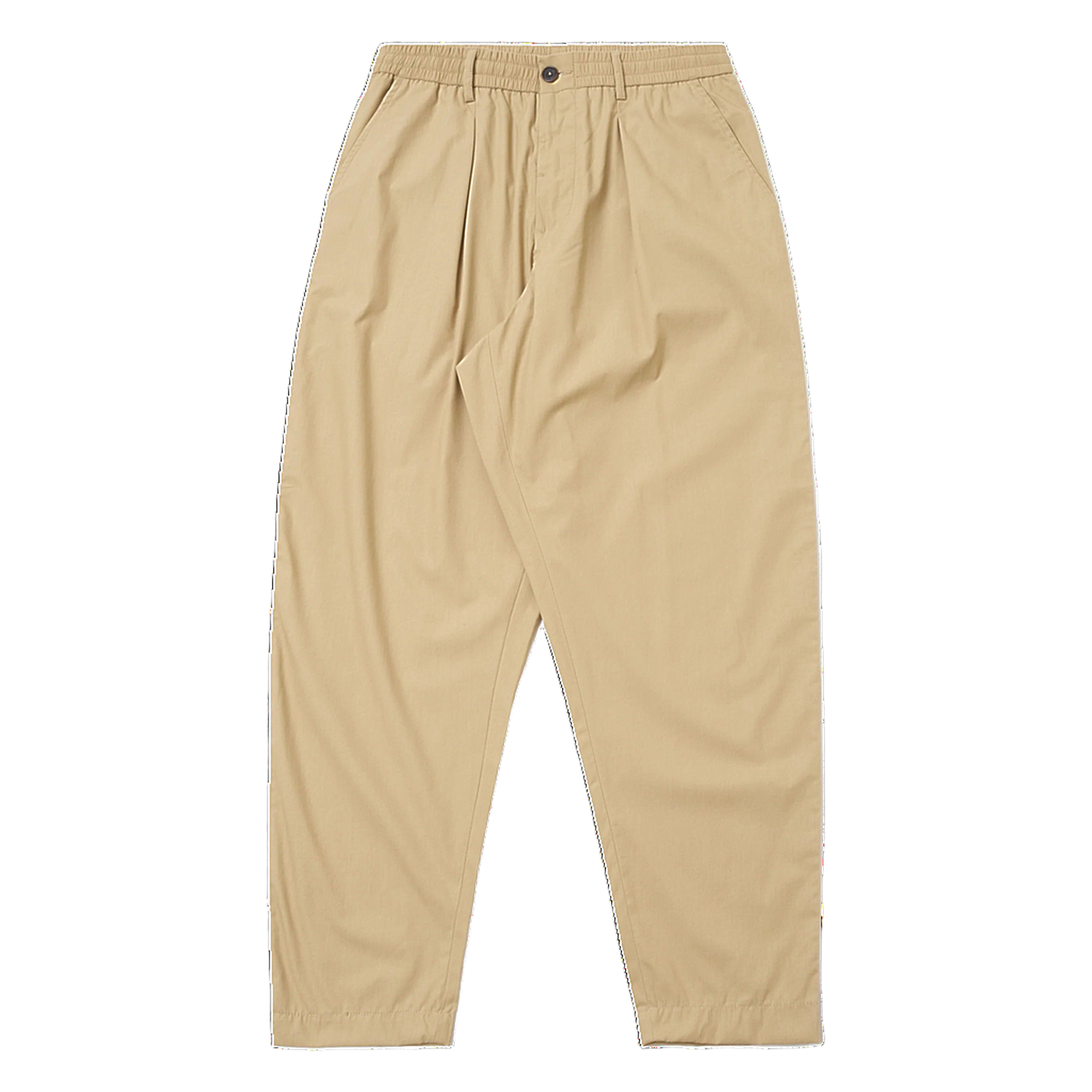 Pleated Track Pant - Recycled Polytech, Sand