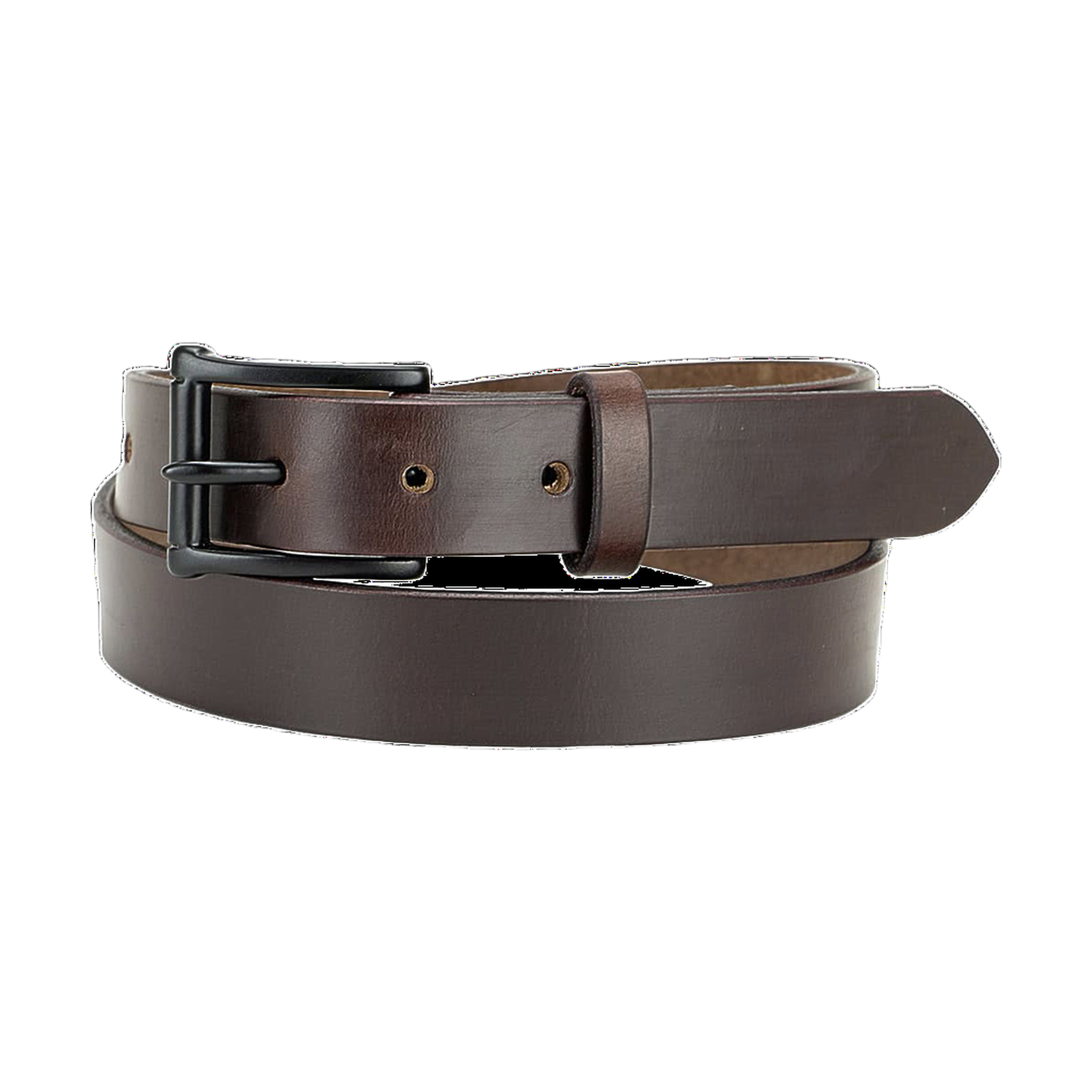 Slim Belt - Oakbark Leather - Oxblood/Black