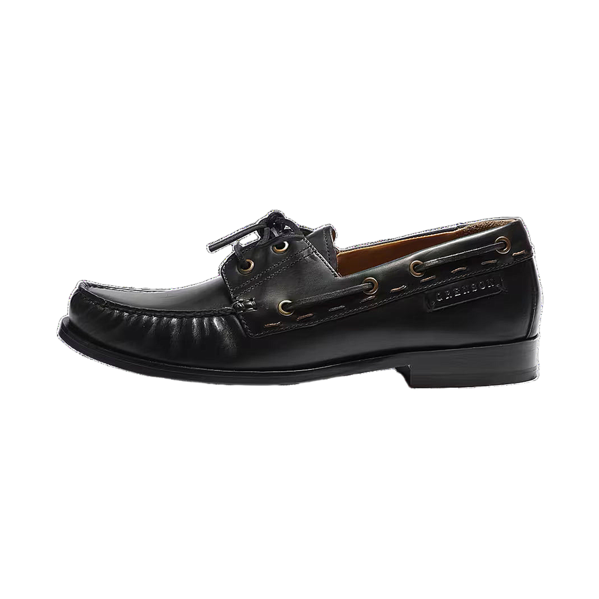 Claude Colorado Boat Shoe - Black