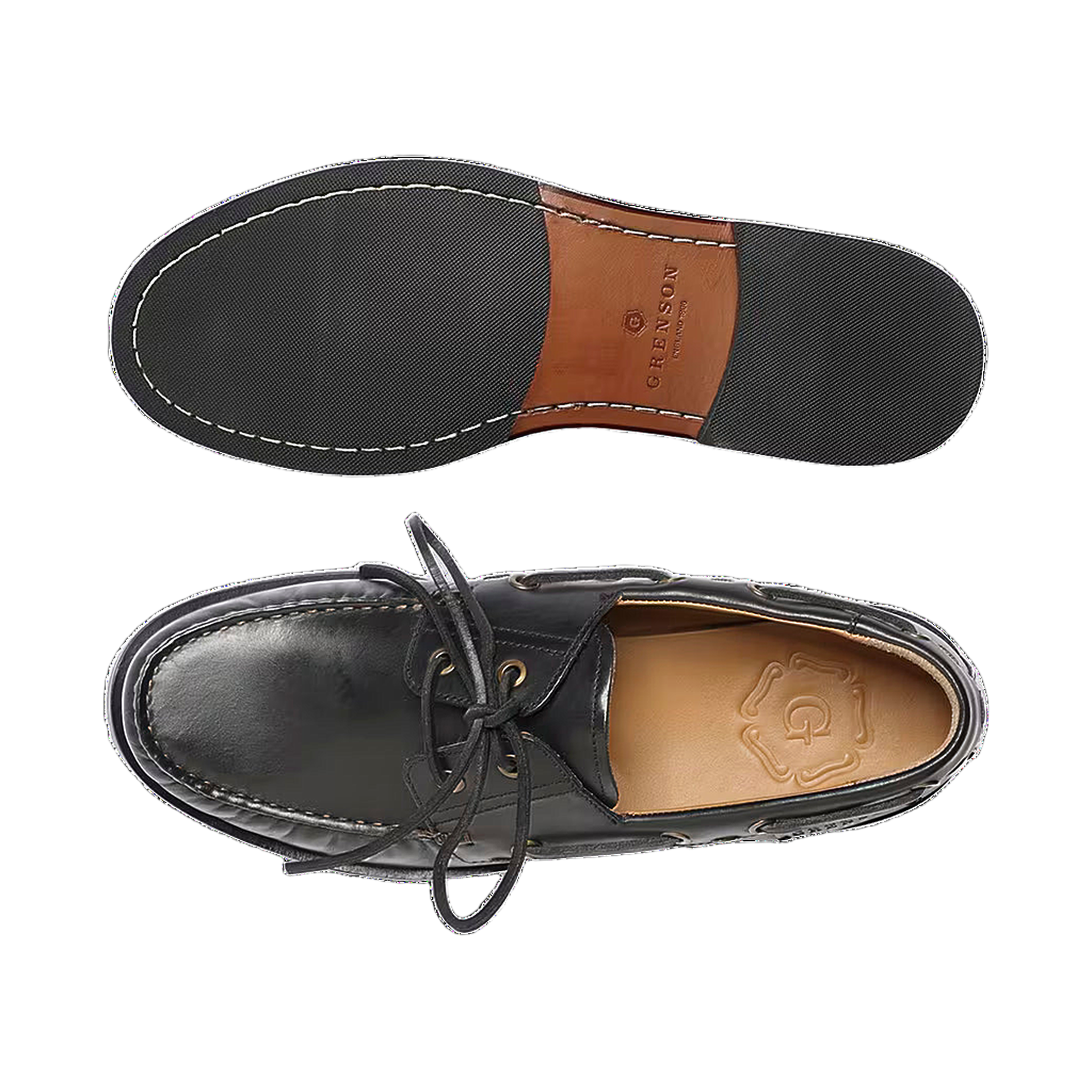 Claude Colorado Boat Shoe - Black