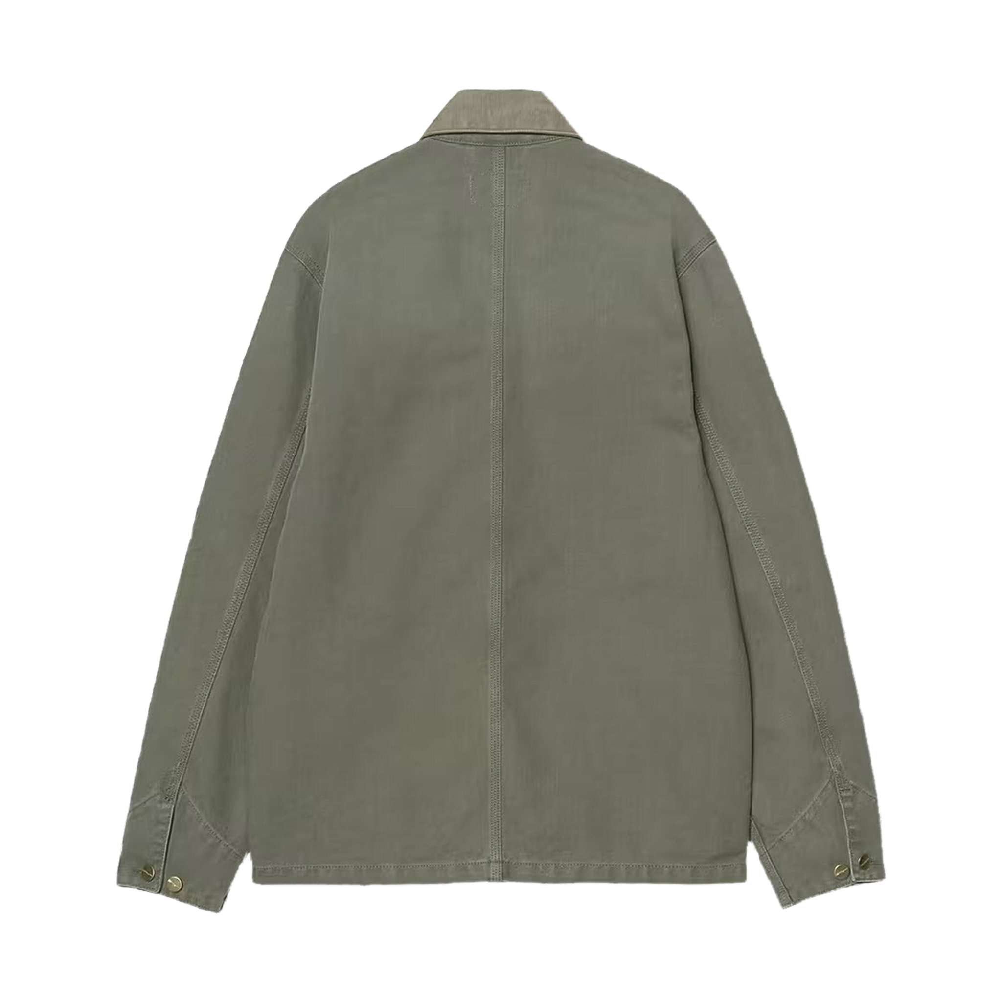 Michigan Coat - Leaf/Leaf, Stone canvas