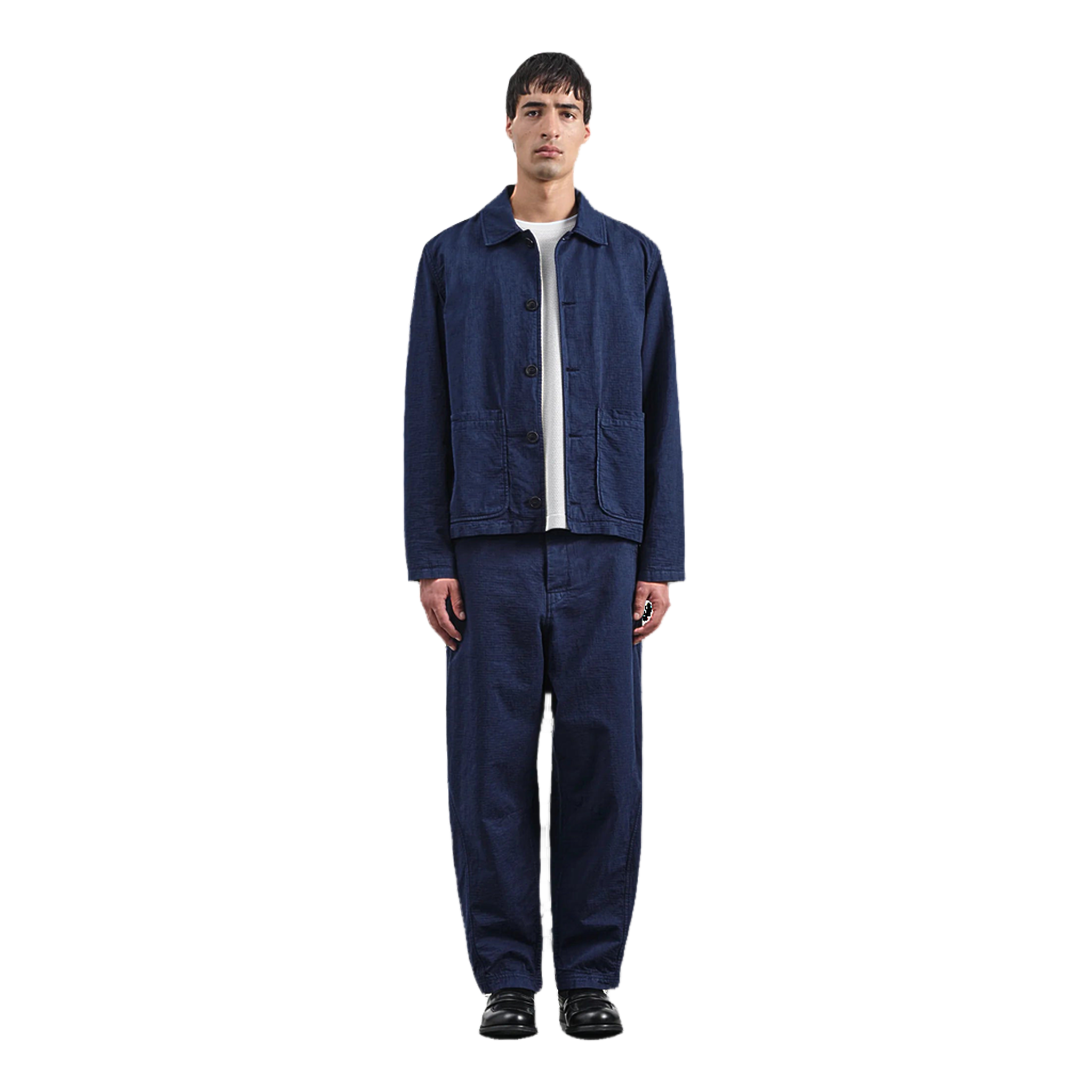 Twisted Seam Trouser - Blue