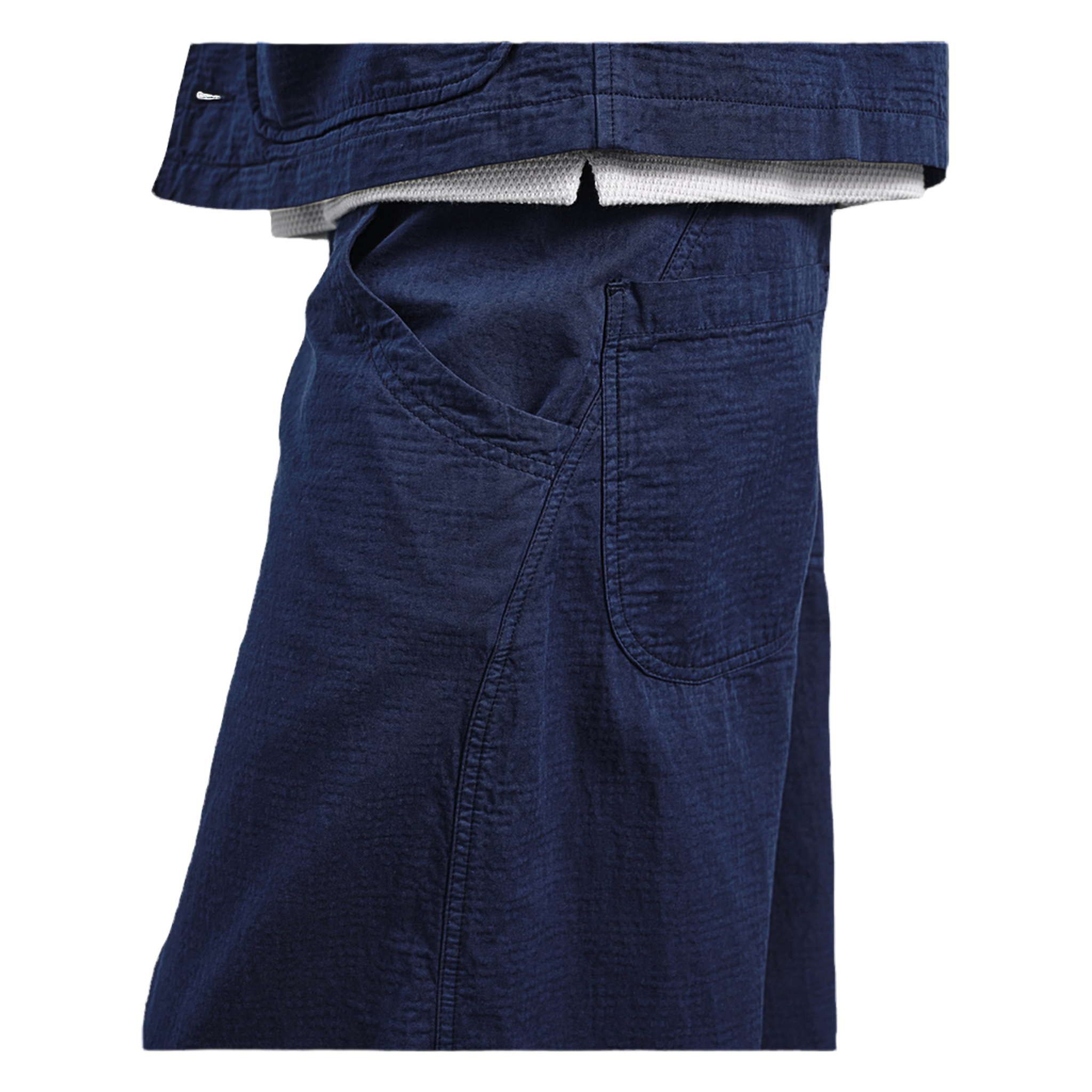 Twisted Seam Trouser - Blue