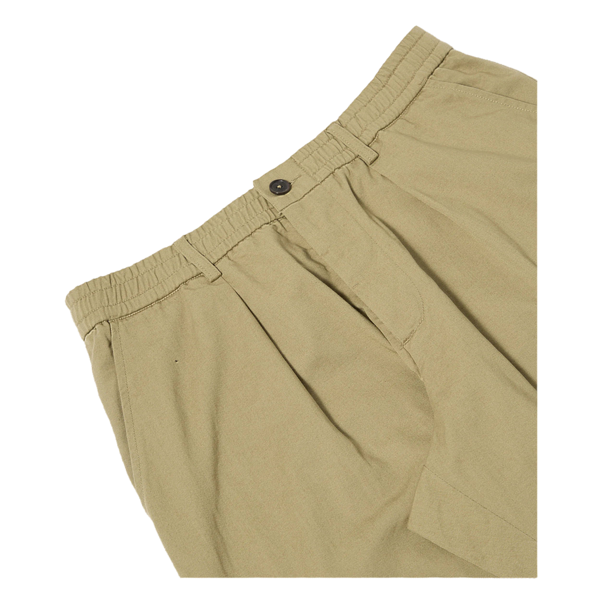 Twill Pleated Track Pant - Sand