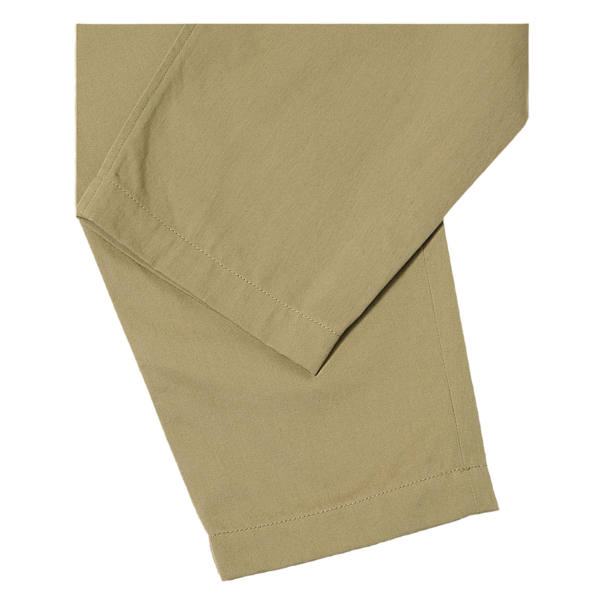 Twill Pleated Track Pant - Sand