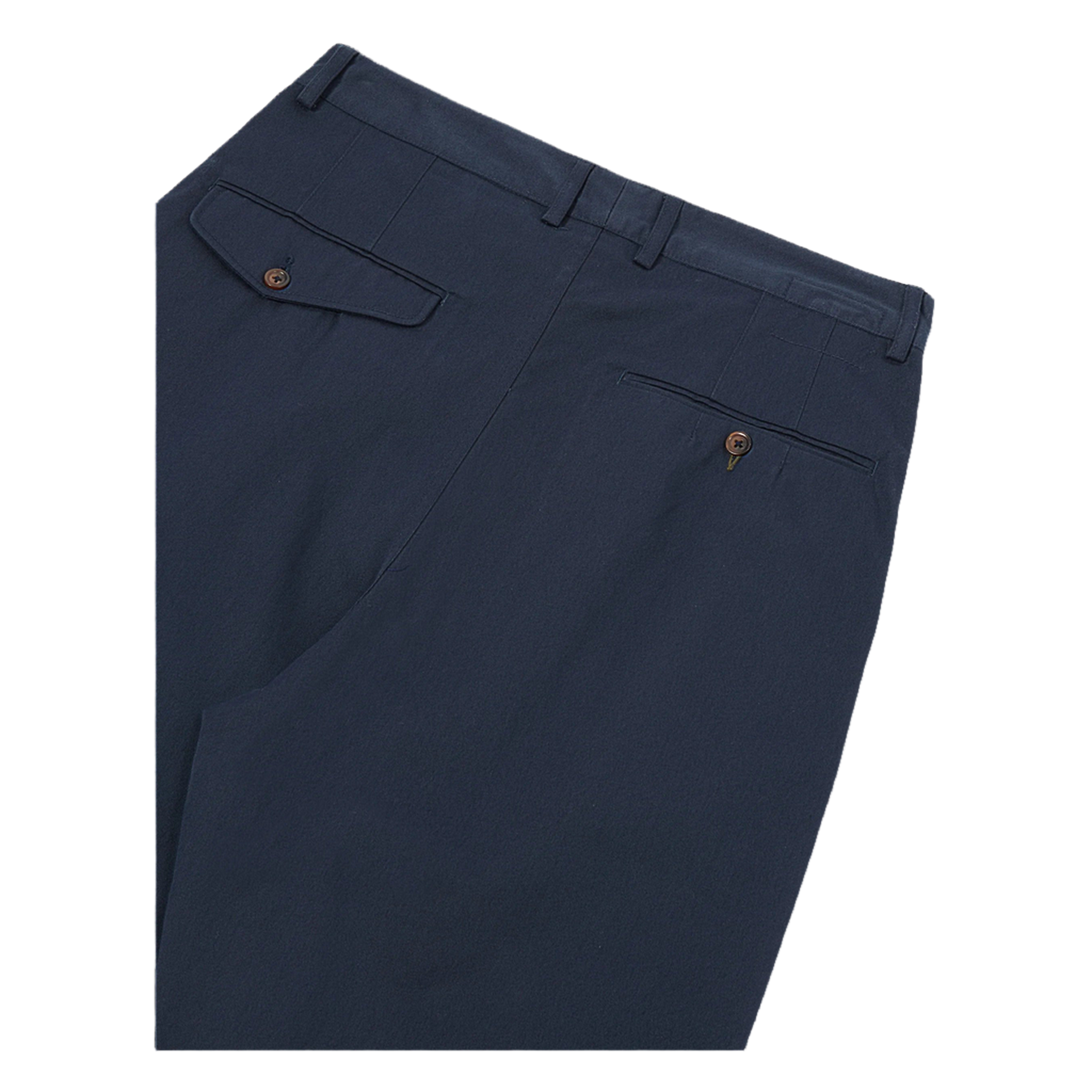 Twill Double Pleat Pant - Navy