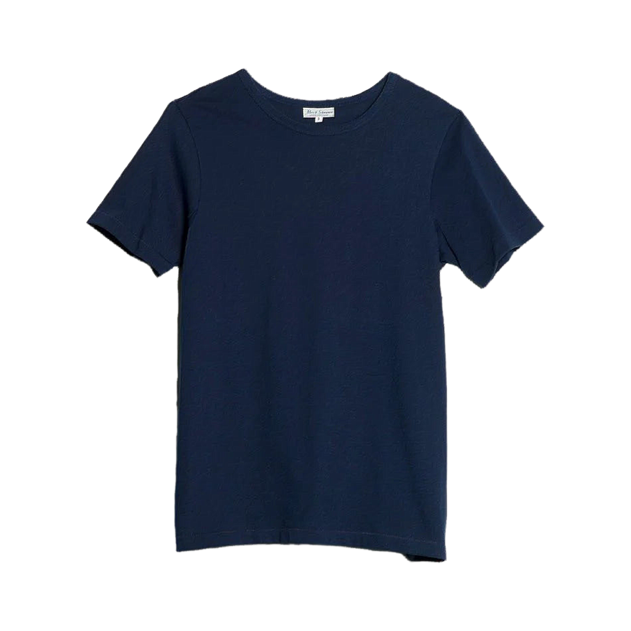 215 Loopwheeled Classic Fit Midweight T-Shirt - Ink Blue