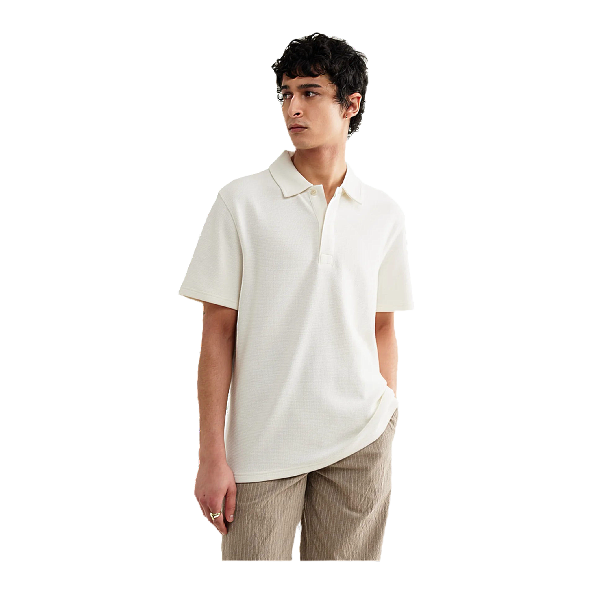 Atwood S/S Polo - Ecru