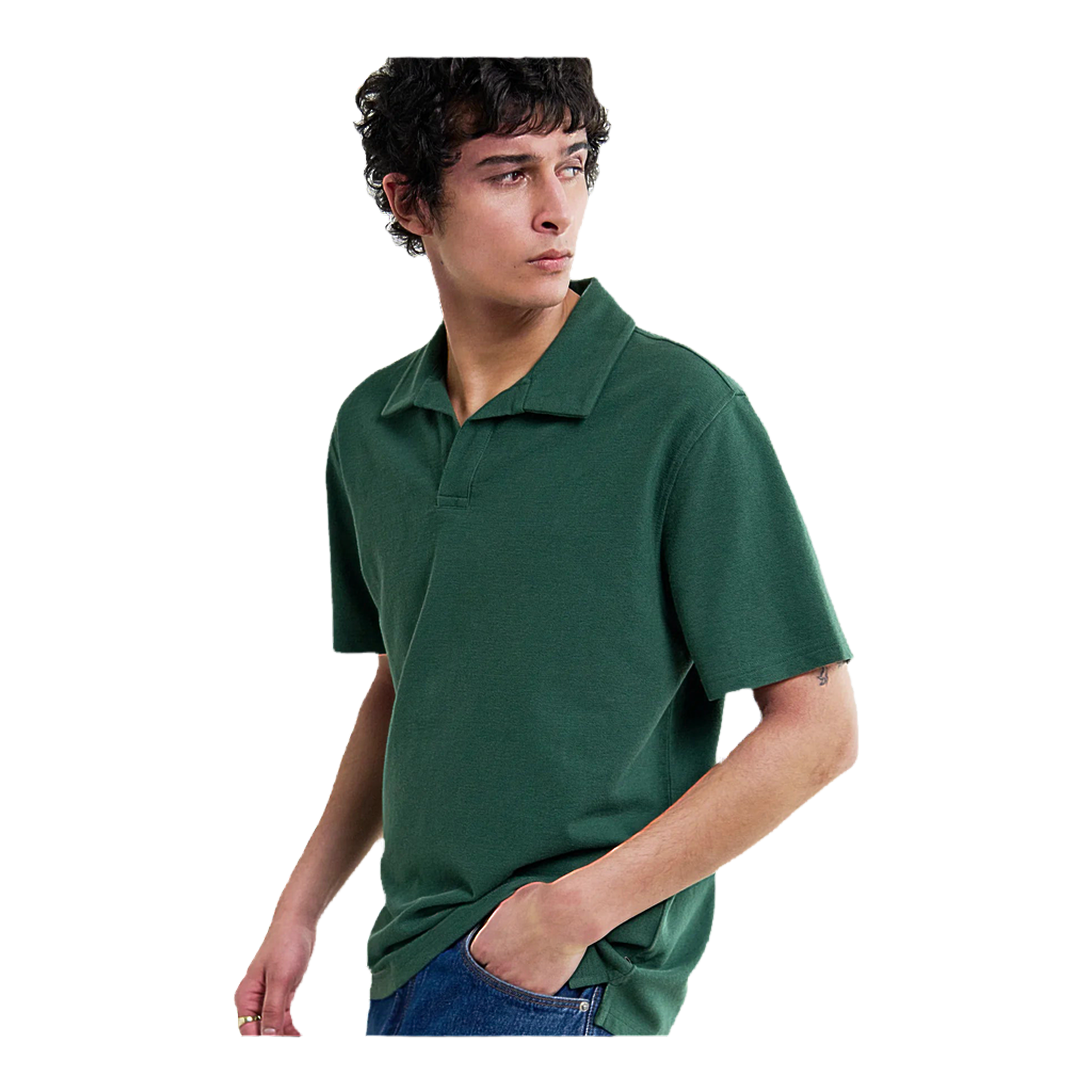 Atwood S/S Polo - Dark Green