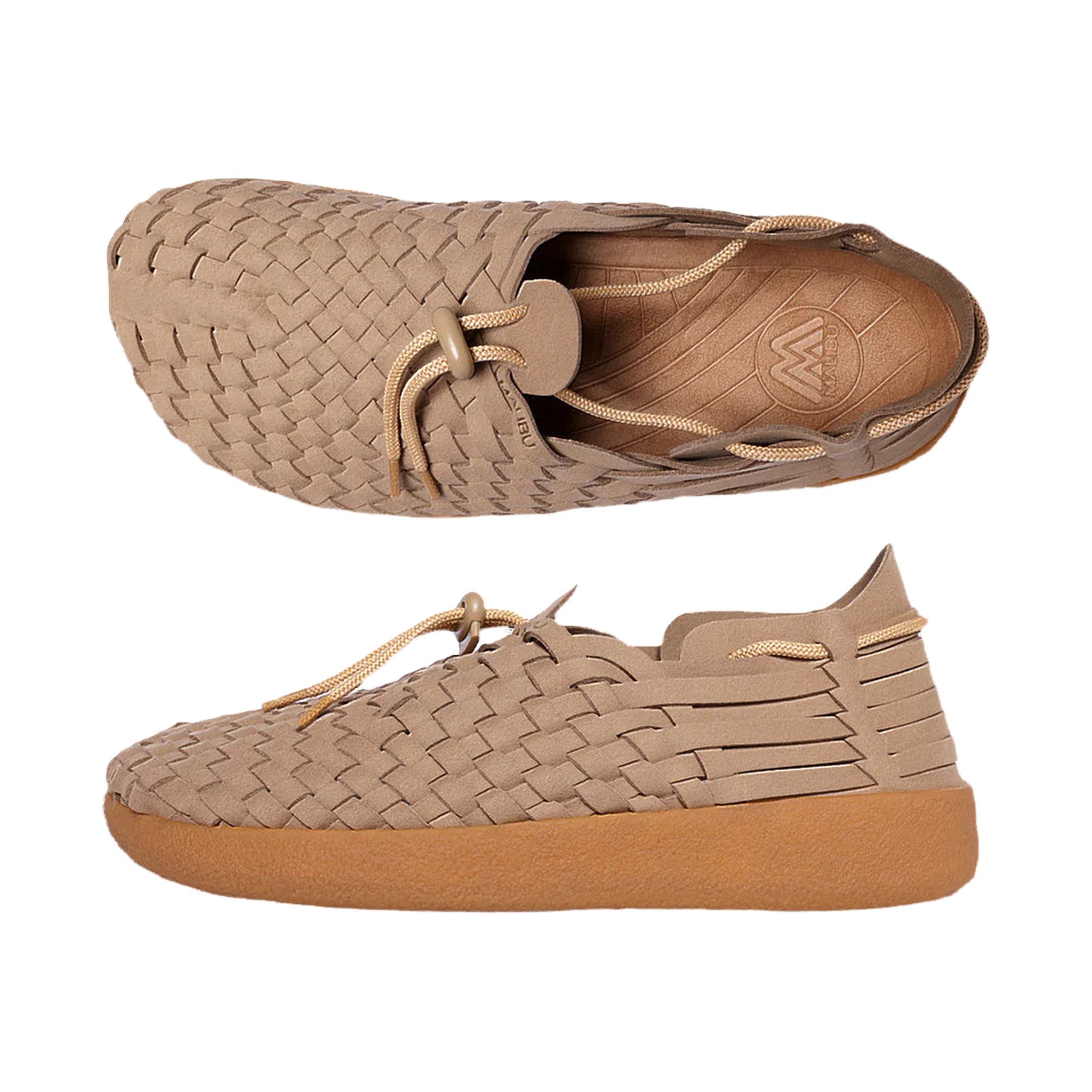 Latigo Suede Vegan Leather - Taupe/Tan
