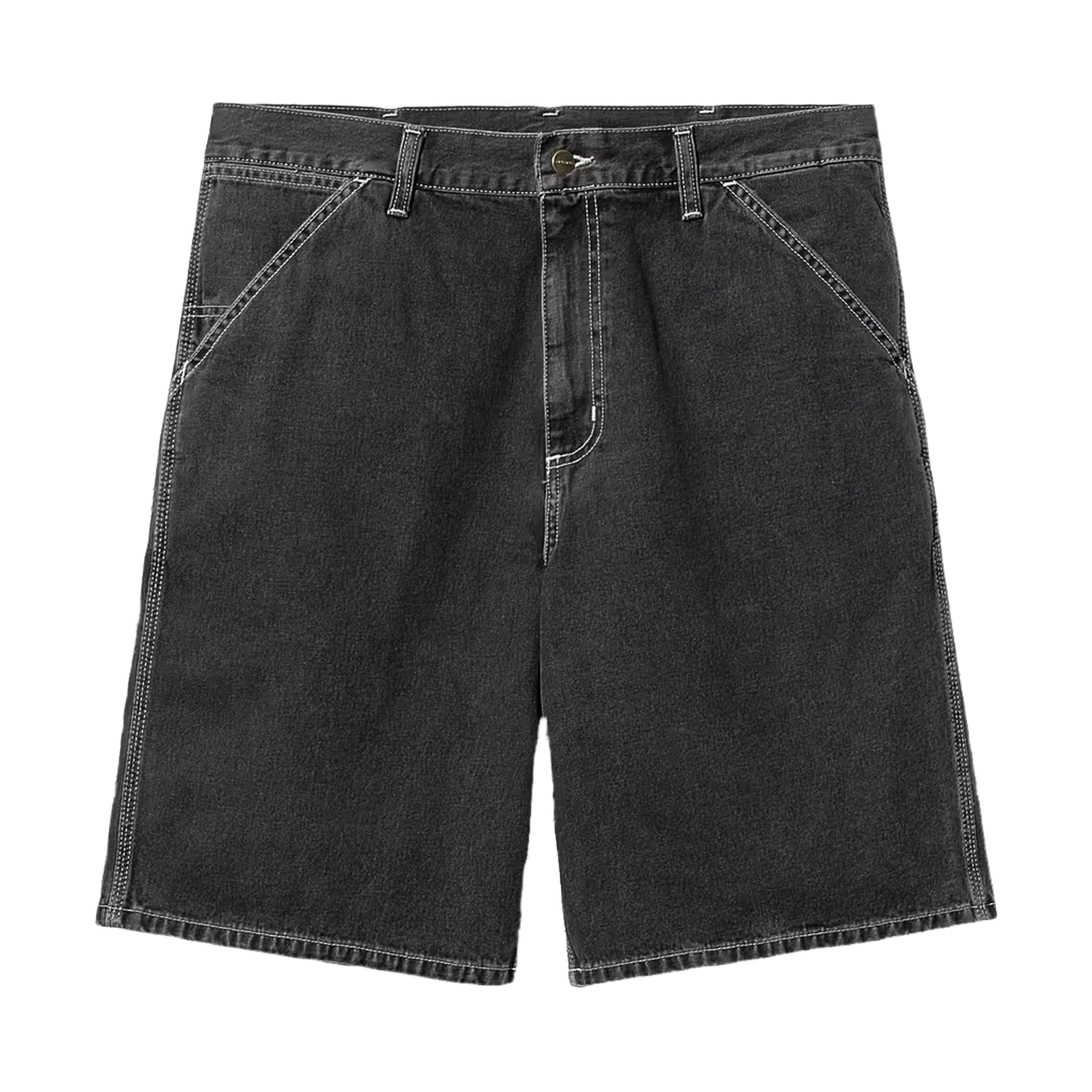 Simple Short - Black, Heavy Stone Wash