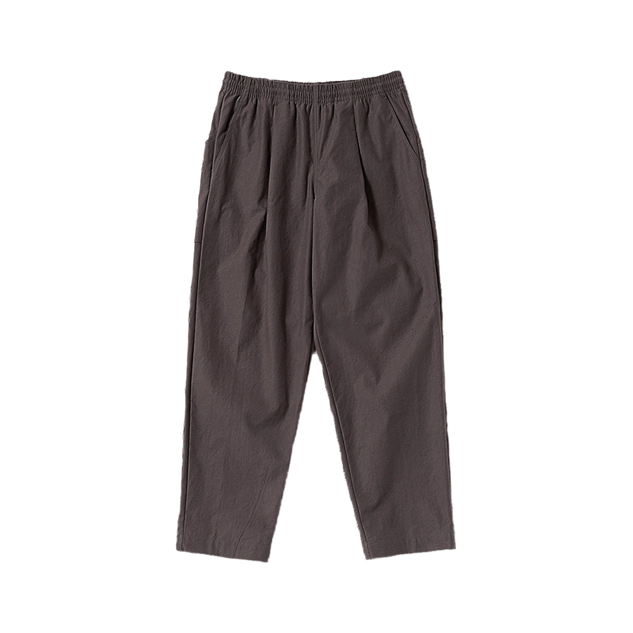 Back Nep Umps Pants - Dark Grey (Long Length)