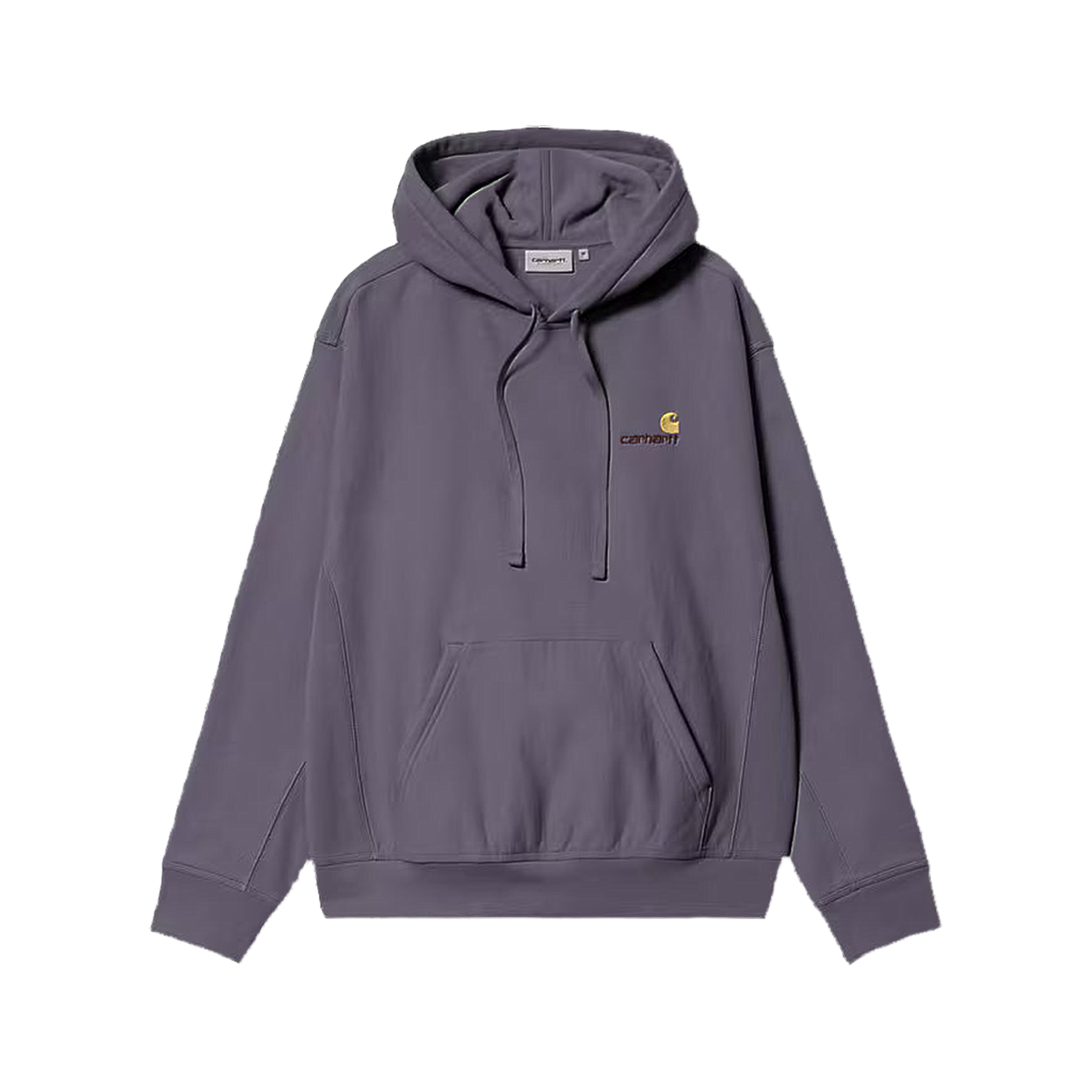 Hooded American Script Sweat - Shady Purple