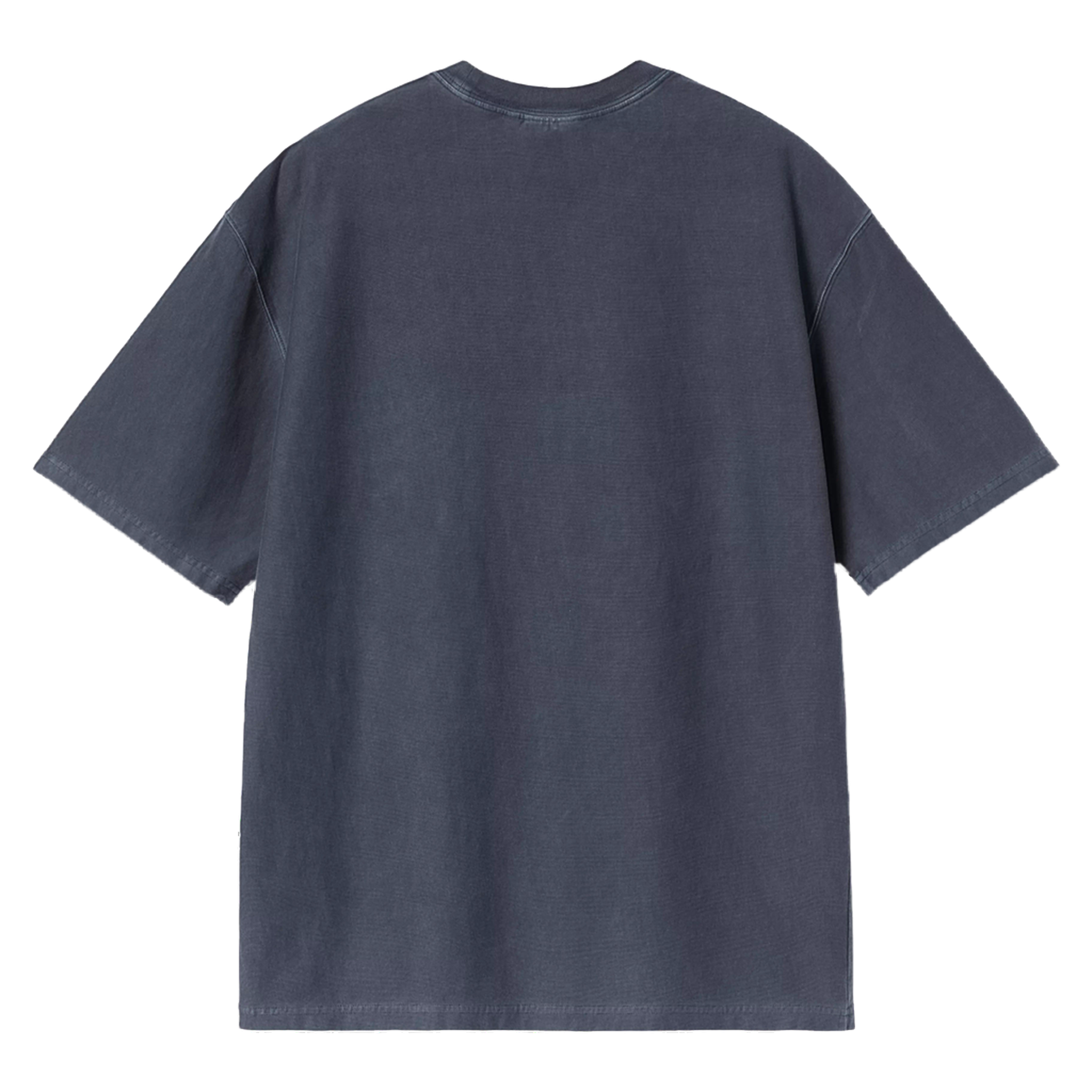 S/S Loose Pocket T-Shirt - Dark Navy garment dyed